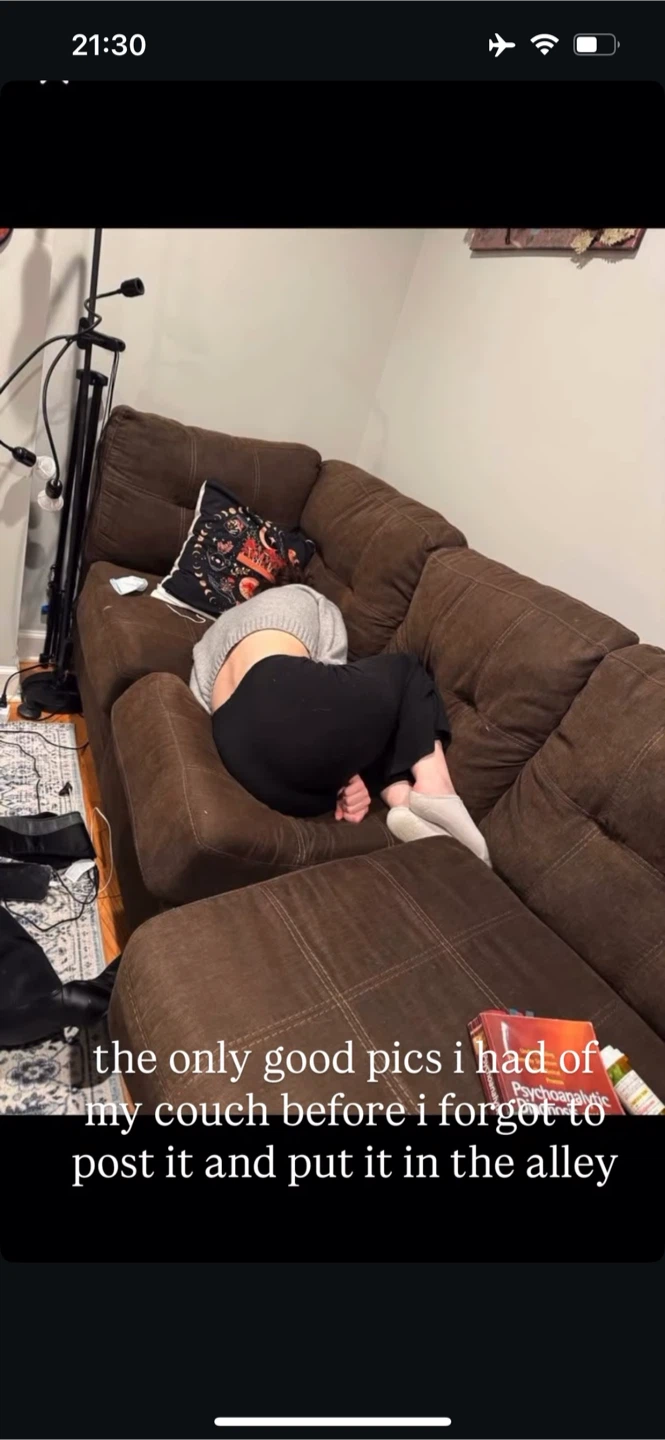 Brown Corner Couch