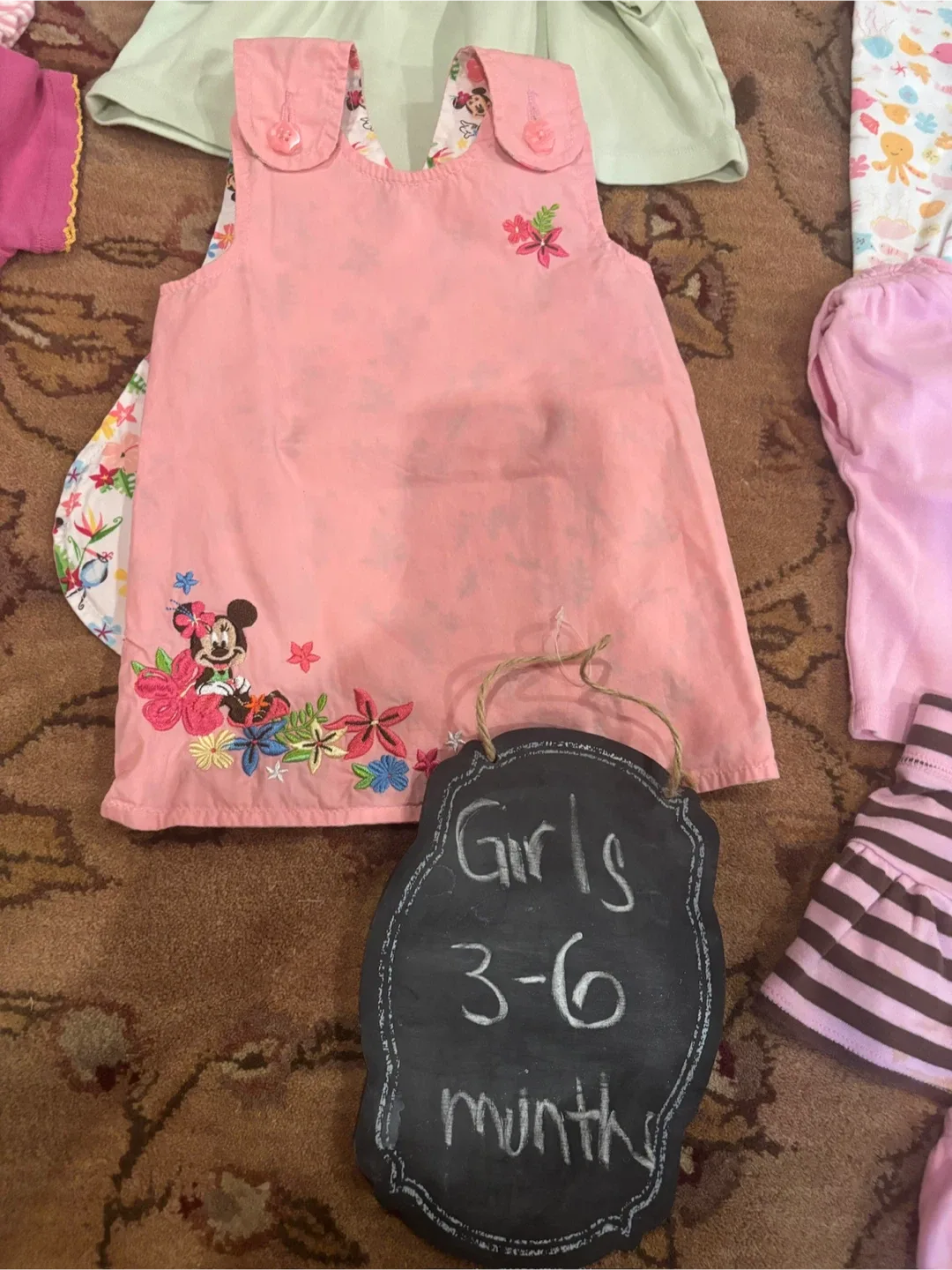 Lot of Baby Girl Clothes 3-6 Months - EUC Spring summer lot image indicator(4)