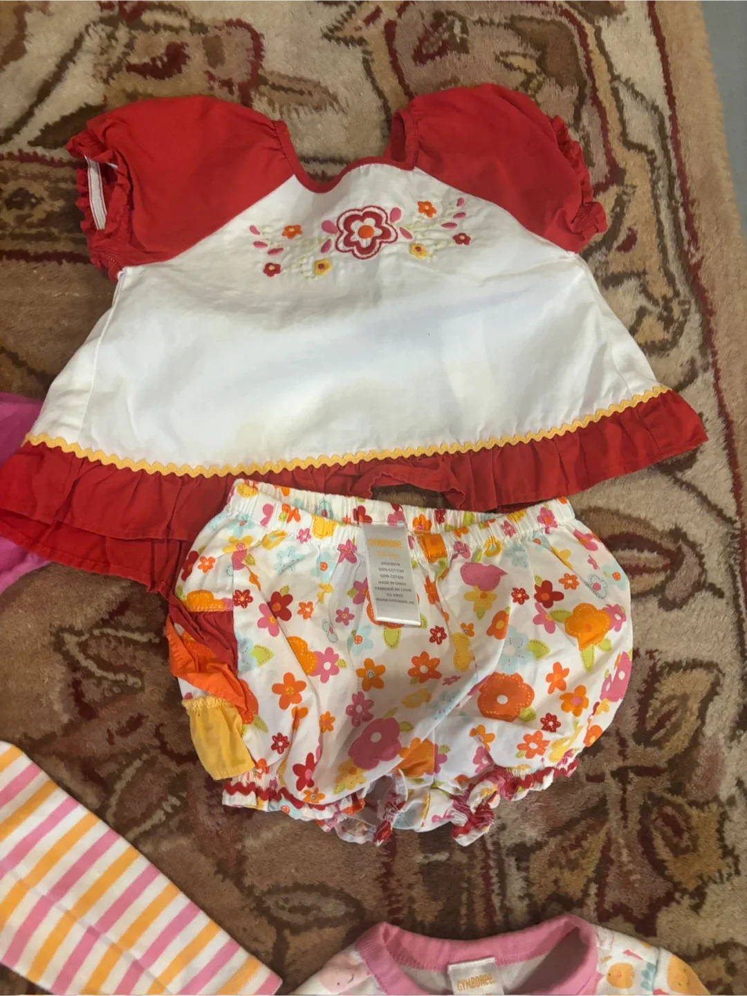 Lot of Baby Girl Clothes 3-6 Months - EUC Spring summer lot image indicator(6)