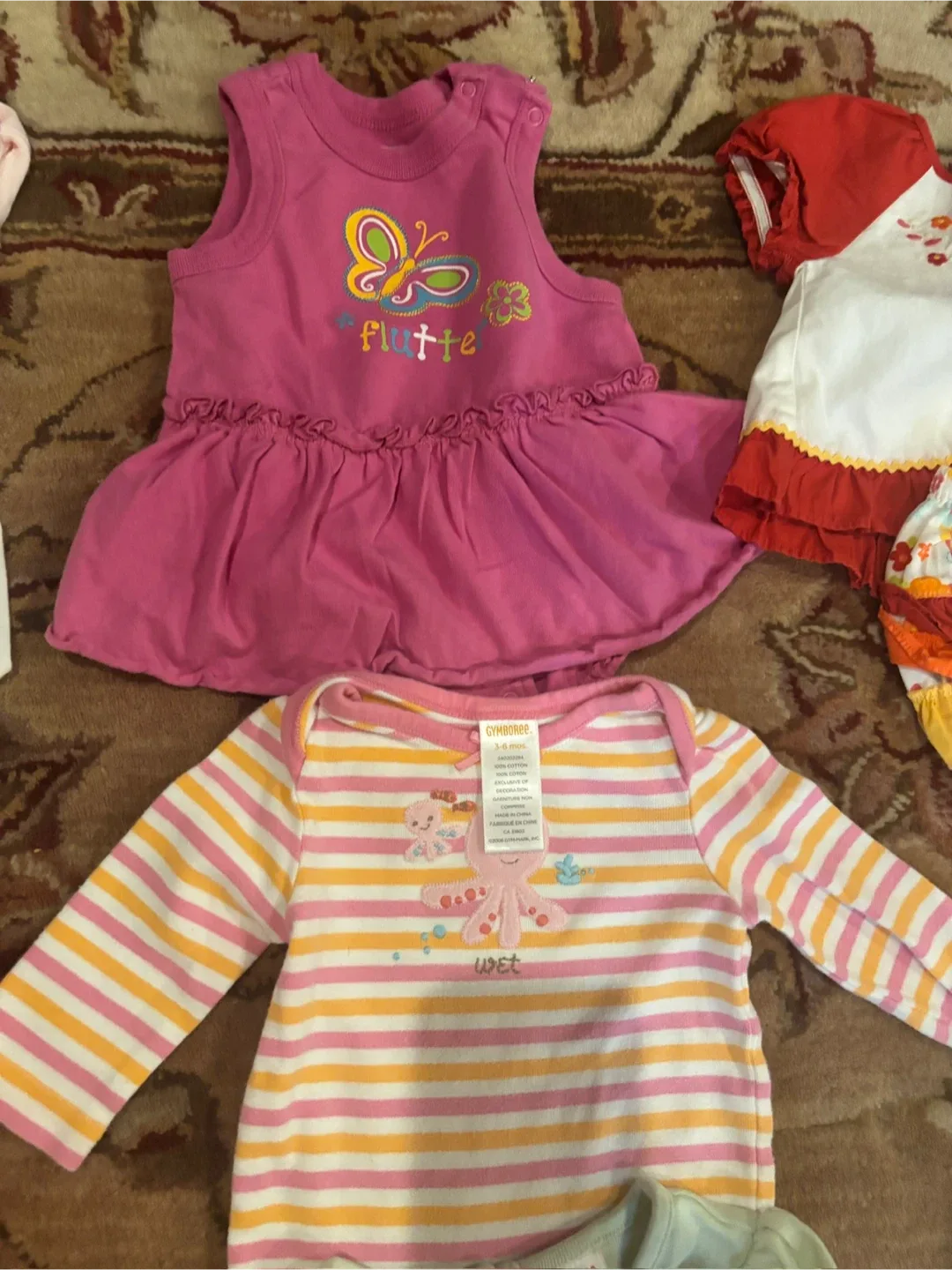 Lot of Baby Girl Clothes 3-6 Months - EUC Spring summer lot image indicator(5)