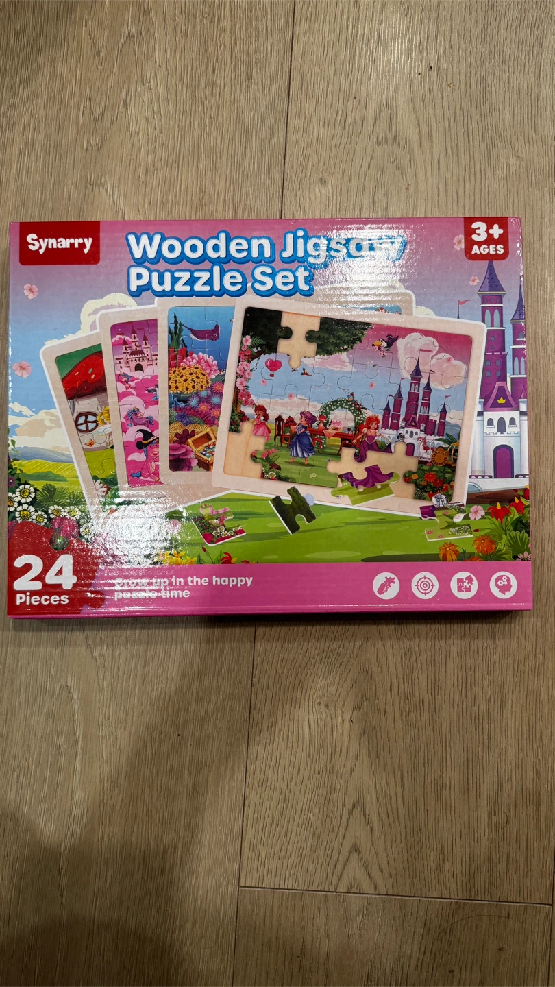 Synarry Unicorn Princess Wooden Puzzles (3-8 Years)