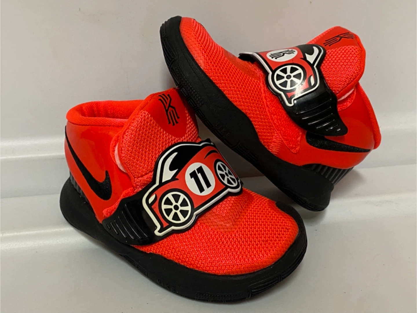 Nike Kyrie Flytrap III Toddler Shoes - Red/Black - photo 5