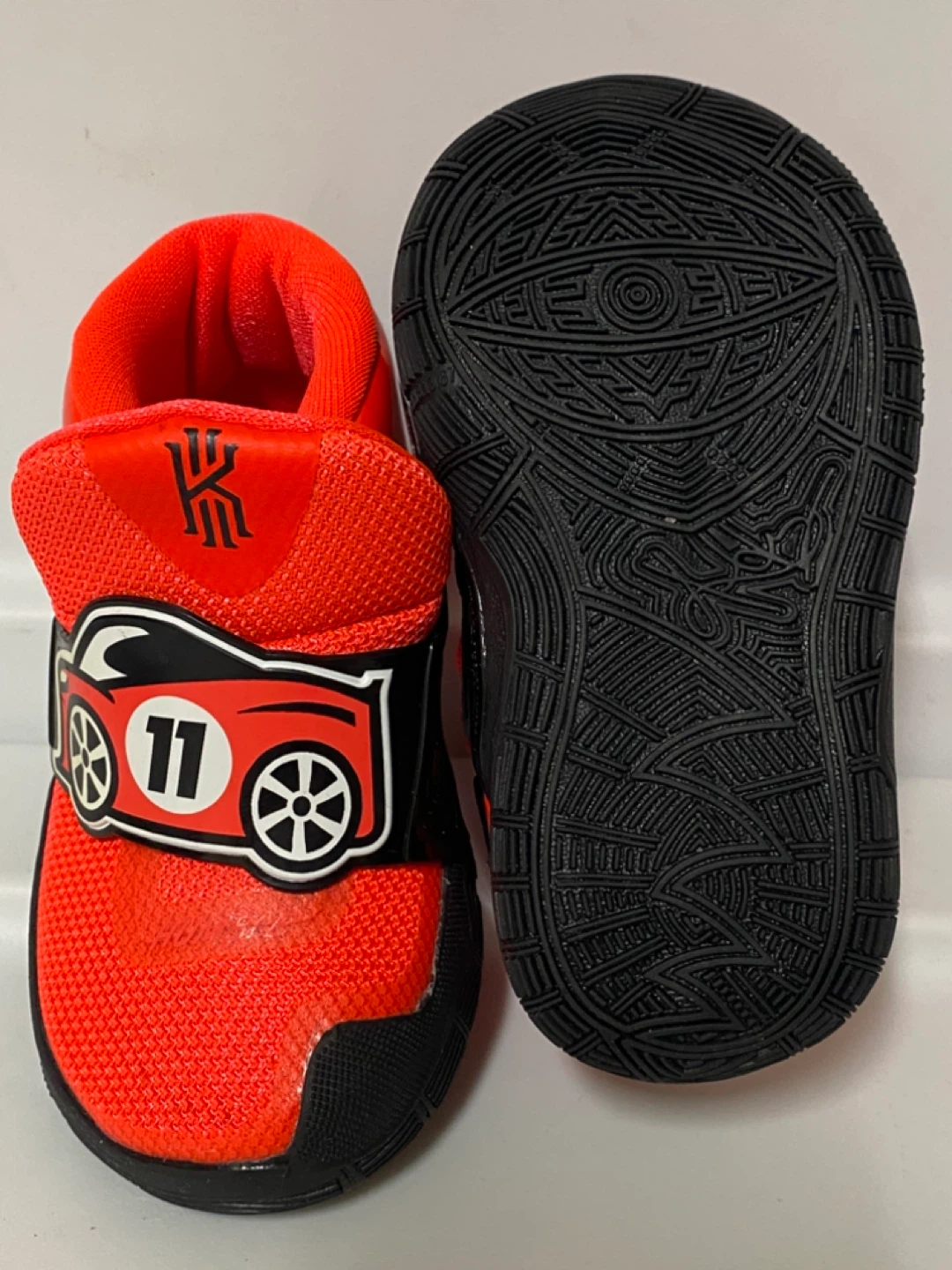 Nike Kyrie Flytrap III Toddler Shoes - Red/Black - photo 4