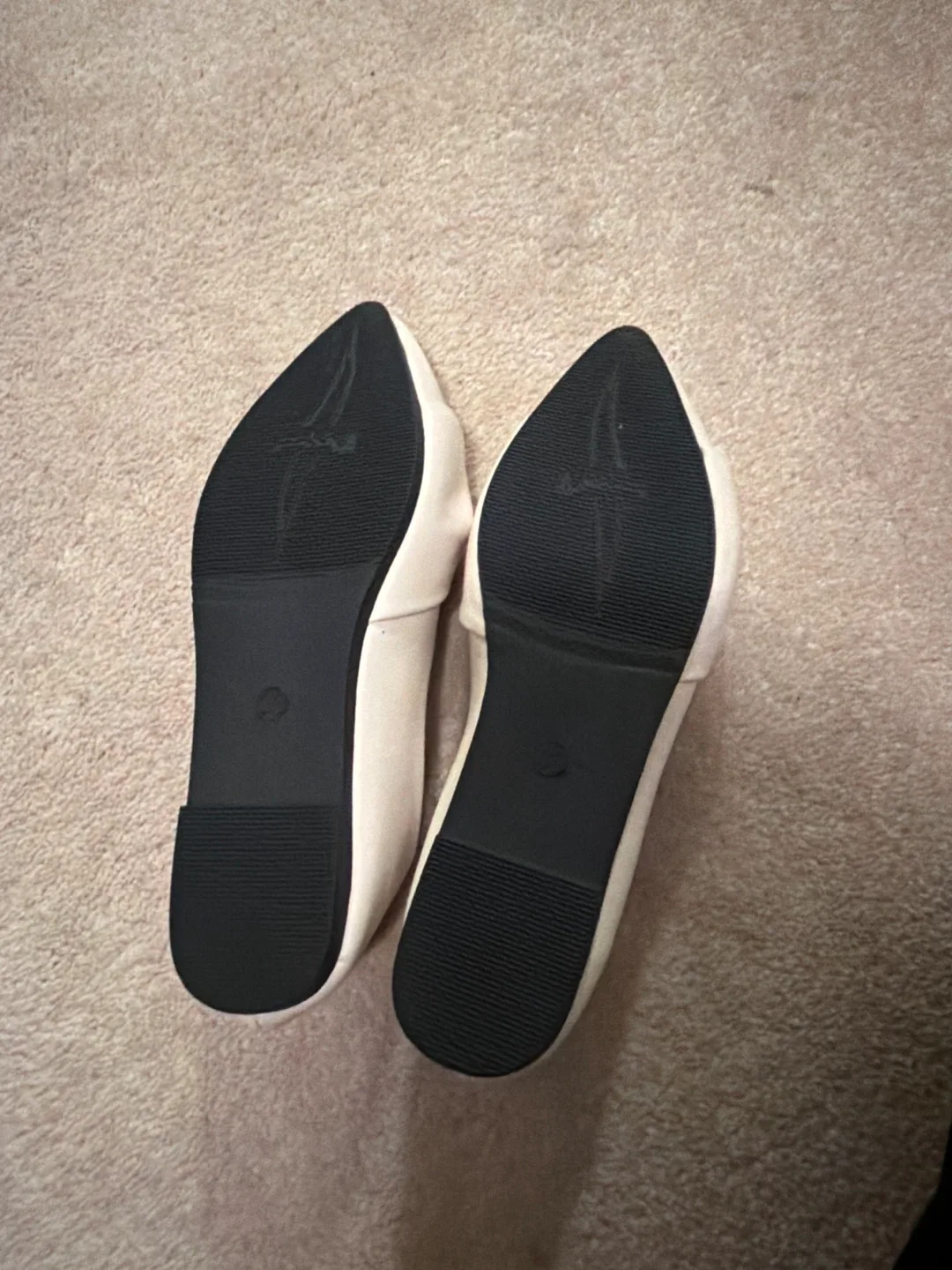 Beige Ballet Flats, Size 6 image indicator(2)