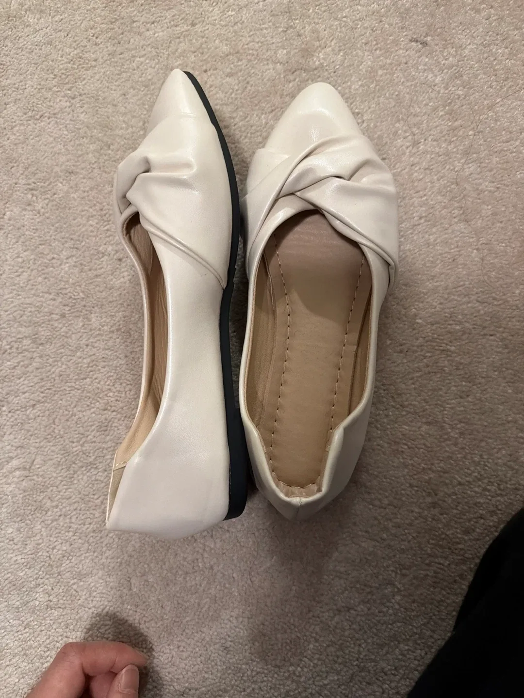 Beige Ballet Flats, Size 6 image indicator(3)