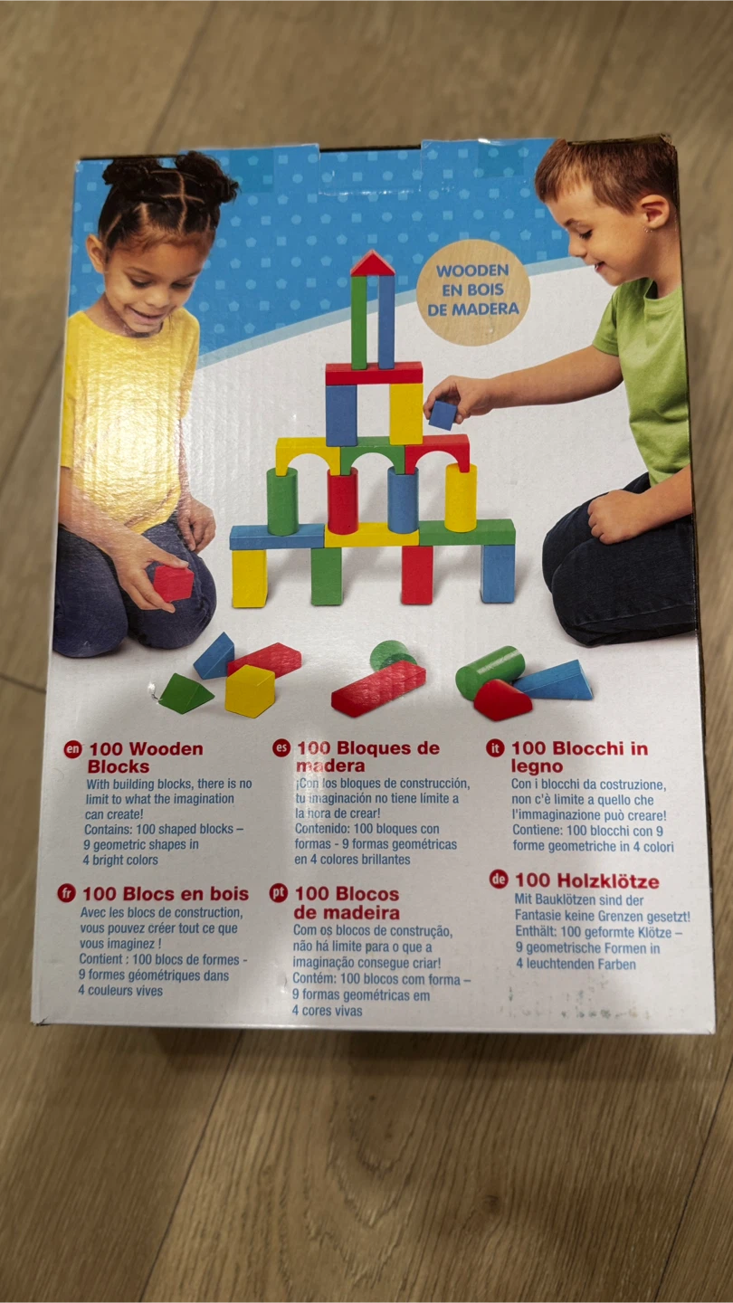 Melissa & Doug 100 Wooden Blocks Set - ! - photo 4