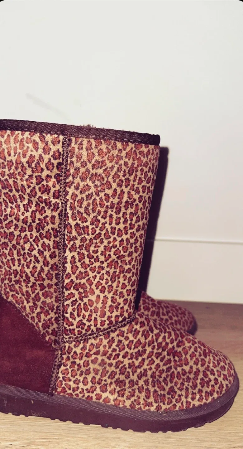 UGG Leopard Print Boots thumbnail