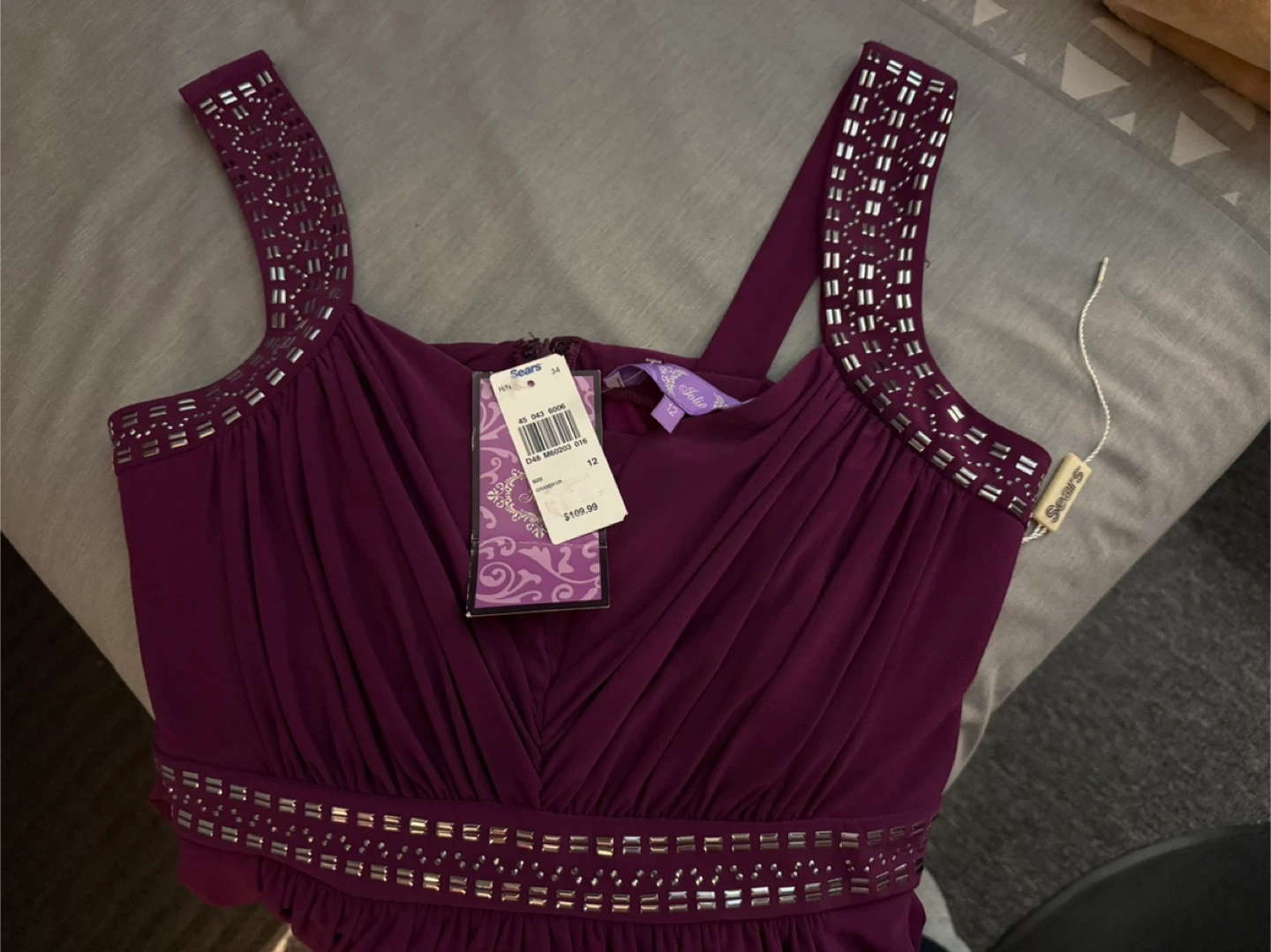 Jolie Purple Dress - Size 12 - photo 5