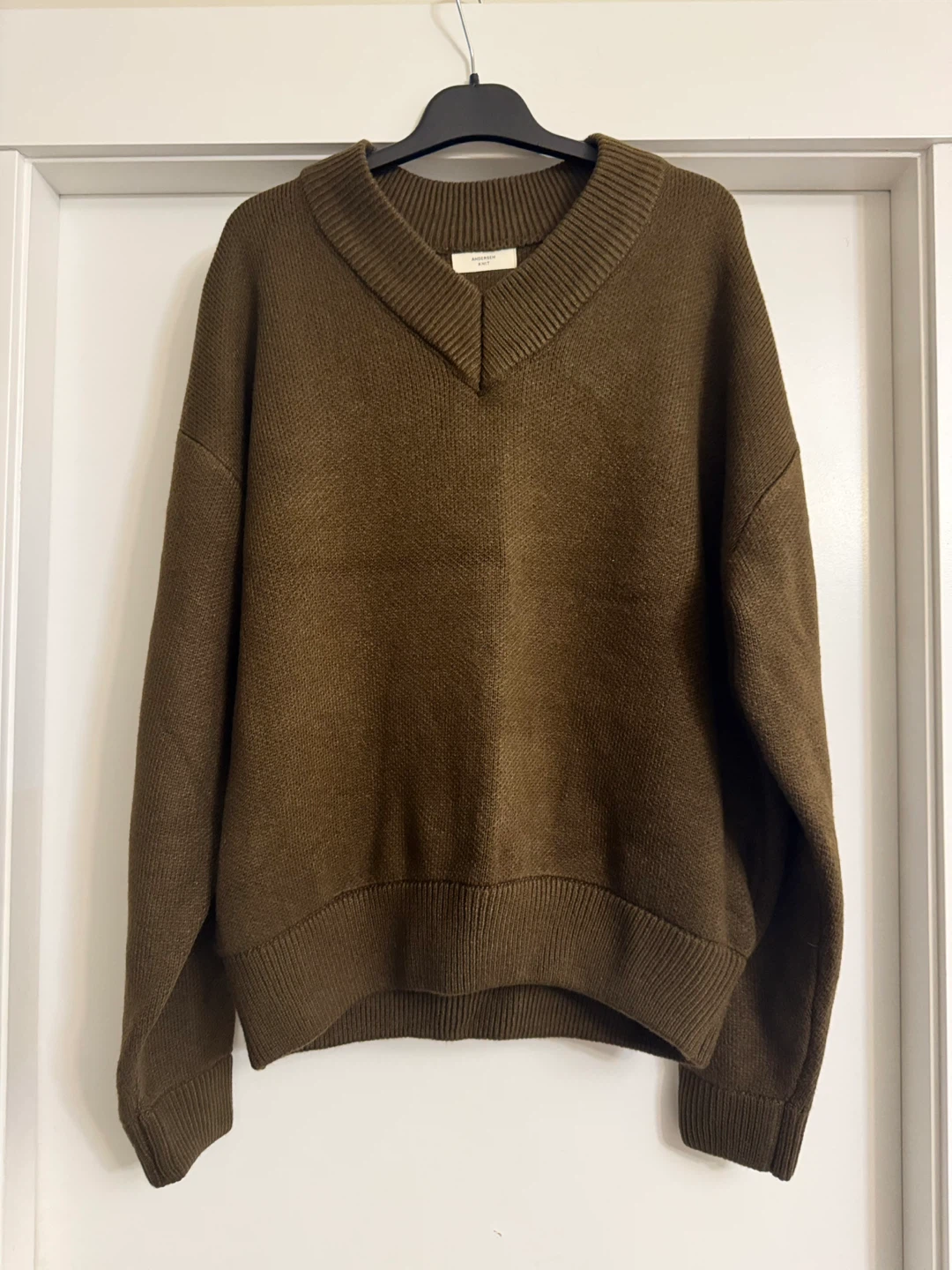 Olive Green Over-sized Wool Sweater