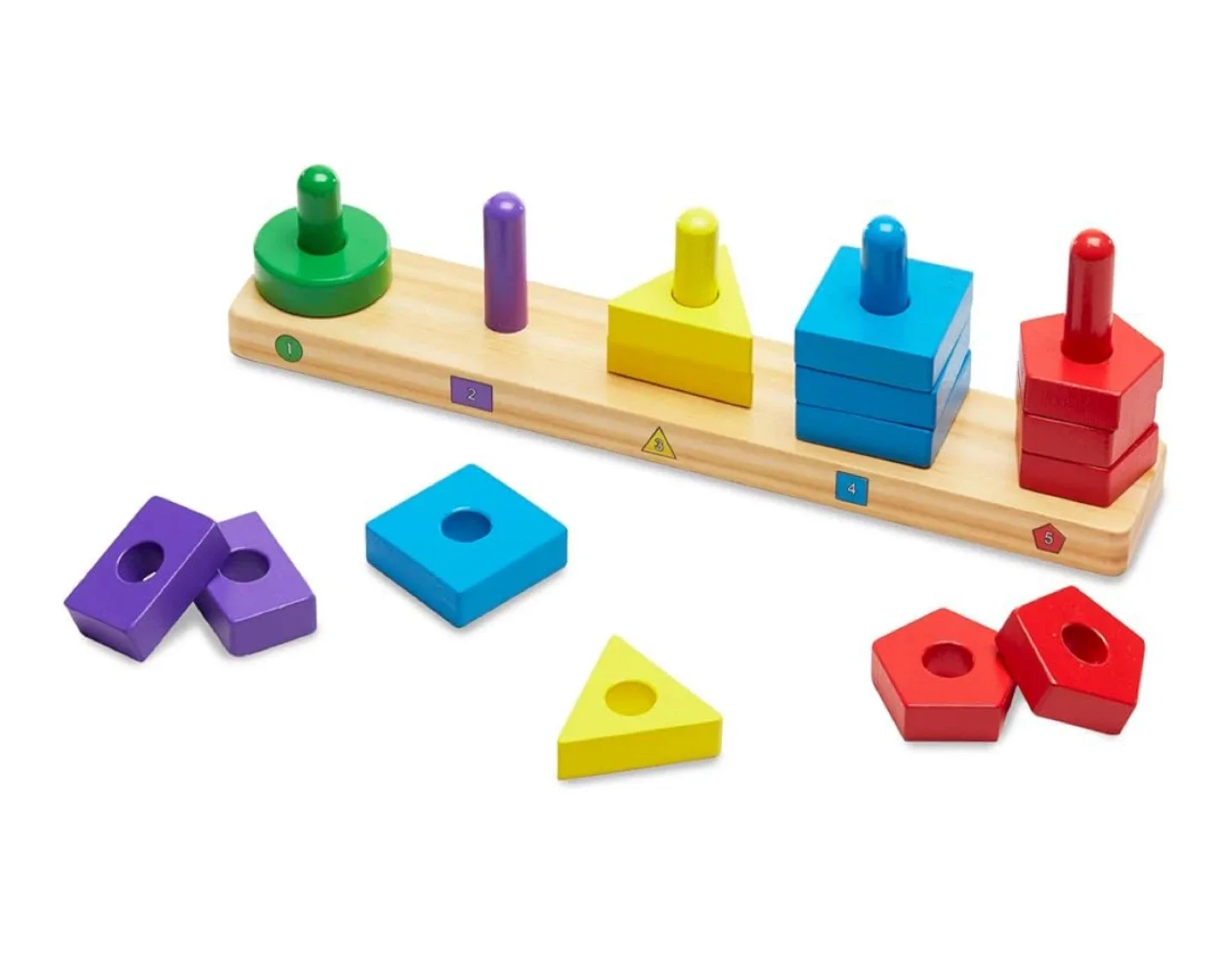 Melissa & Doug Stack & Sort Board - Classic Toy image indicator(2)