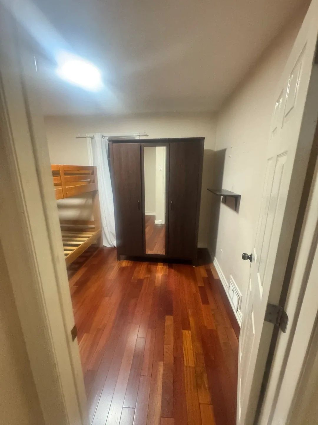 Dark Brown Wardrobe with Mirror Door image indicator(2)