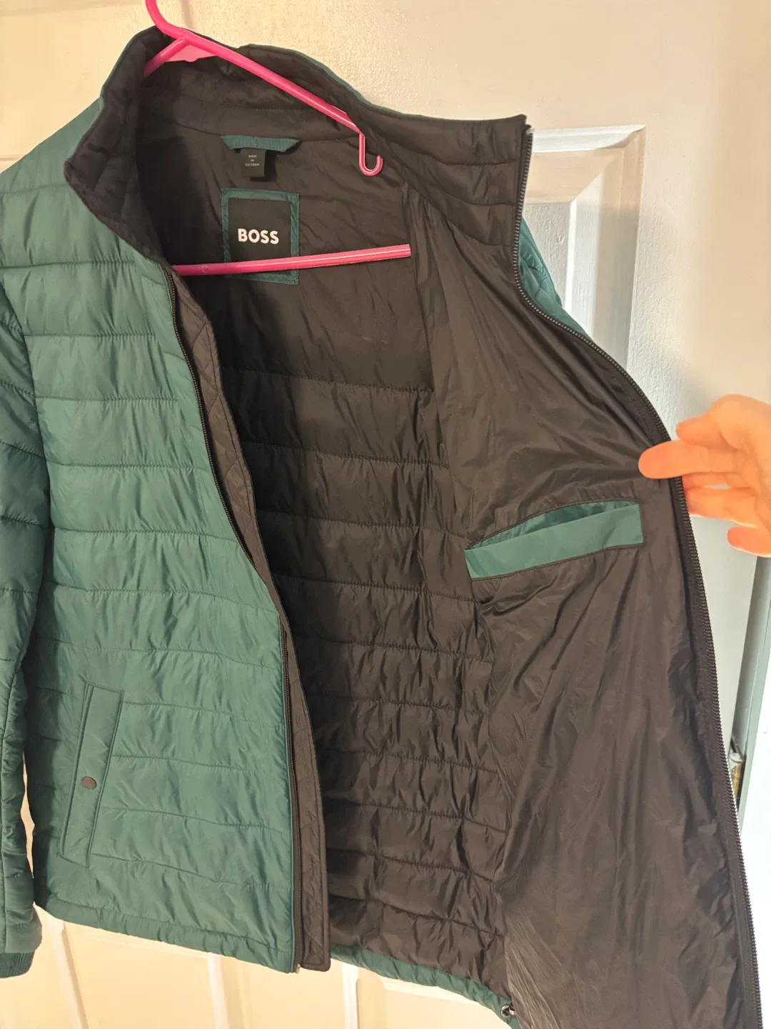 Hugo Boss Puffer Jacket - Green image indicator(2)