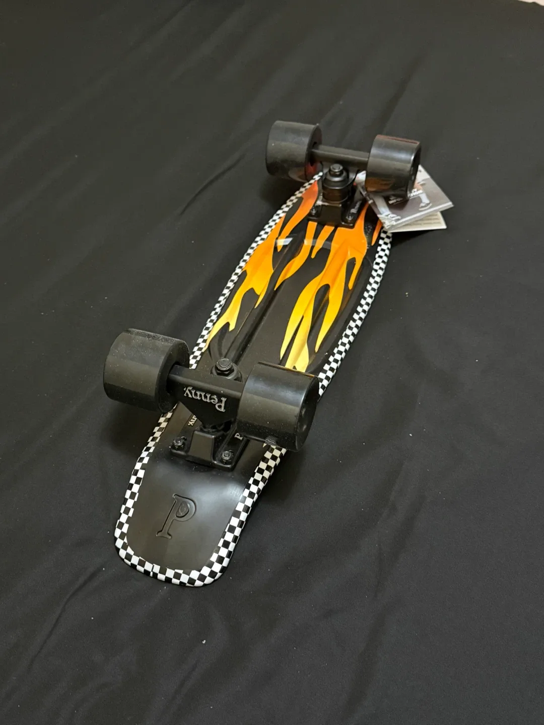 Penny Skateboard - Flame Design