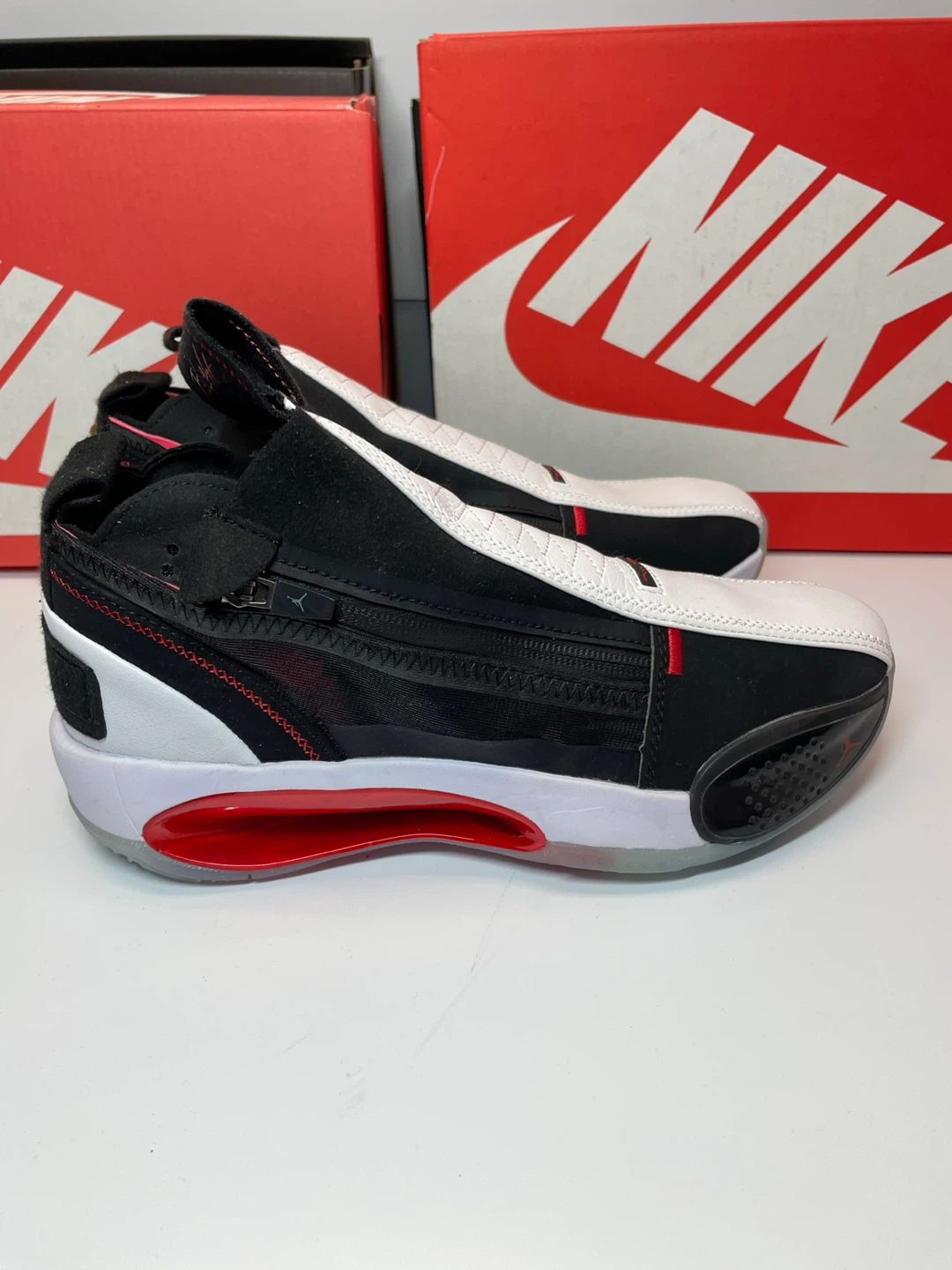 Nike Air Jordan XXXIV 34 Black/White Shoes - photo 2