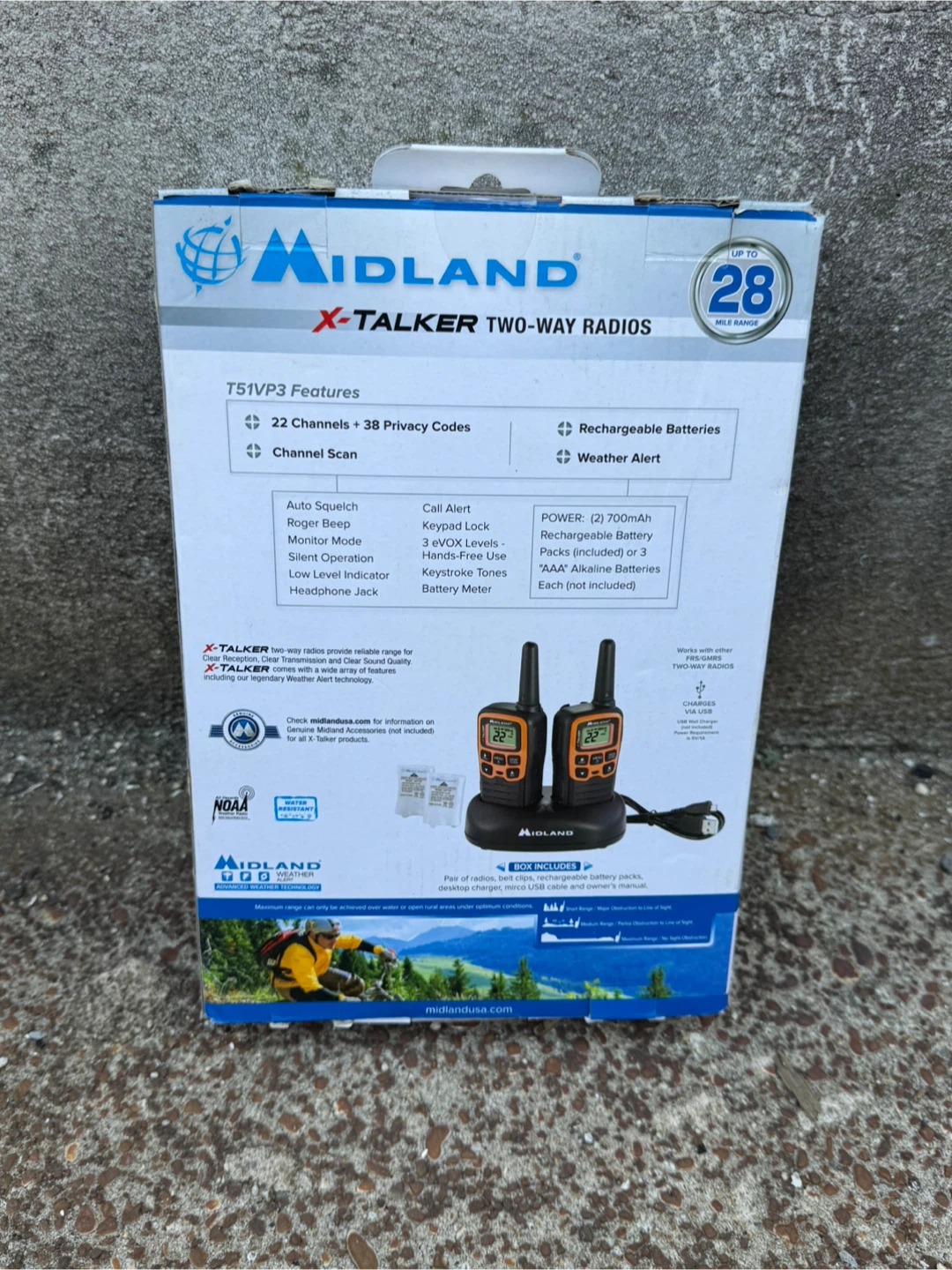 Midland X-Talker T51VP3 two-way radios - photo 2