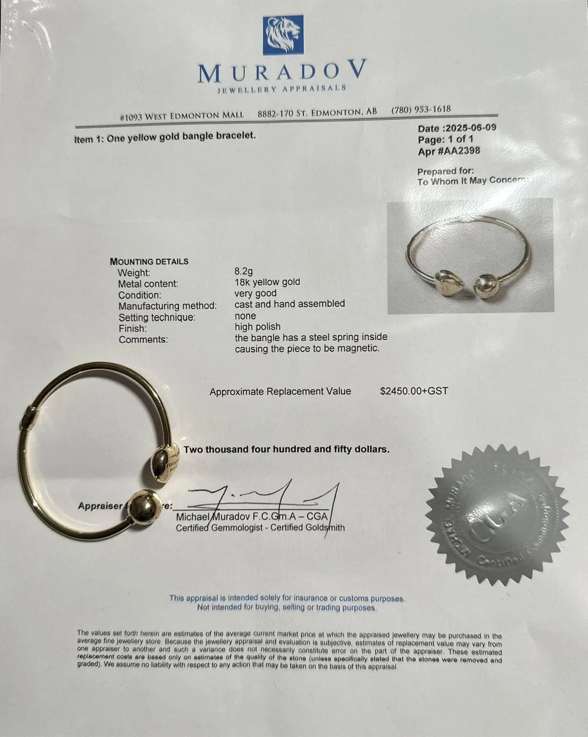 18k Bangle image indicator(3)