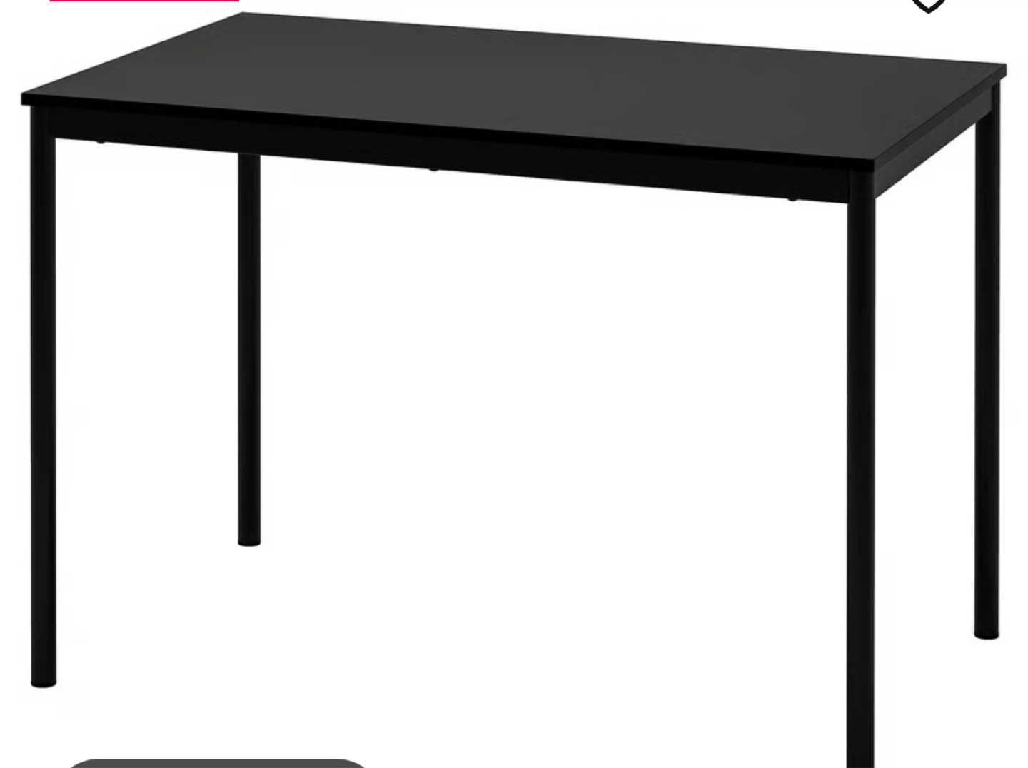 Black Table computer / dining table