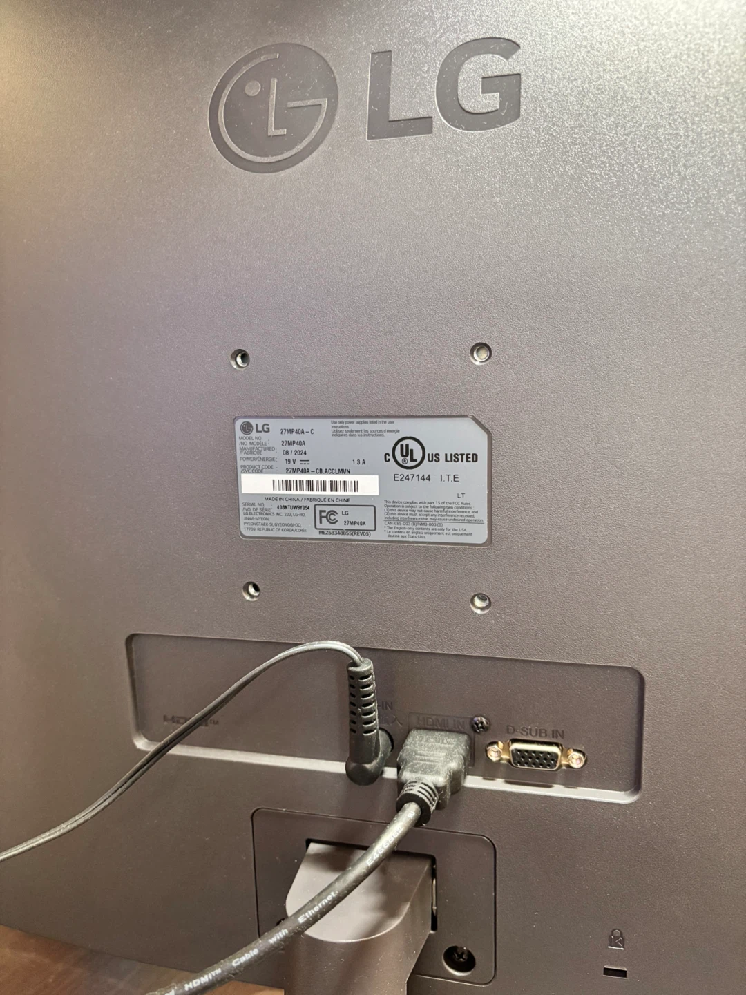 LG 27MP40A-C 27" Full HD Monitor - photo 2