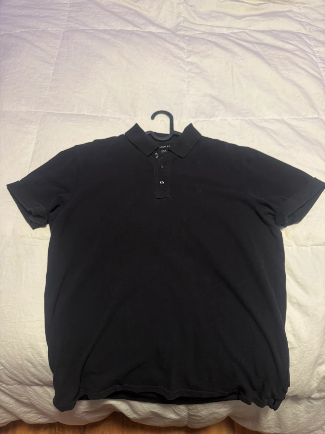 American Eagle Black Polo Shirt