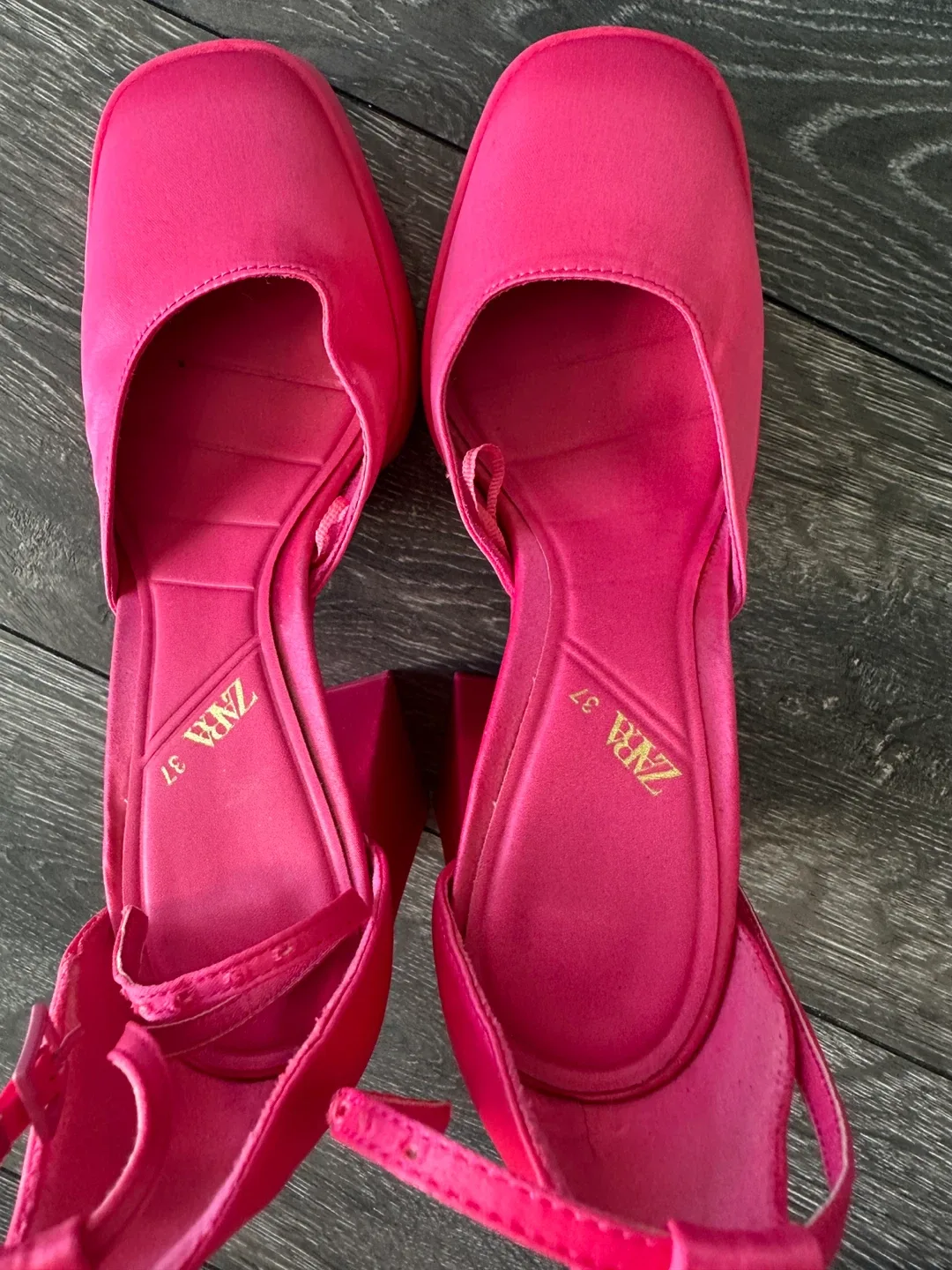 Zara Pink Platform Heels - Size 37 image indicator(4)