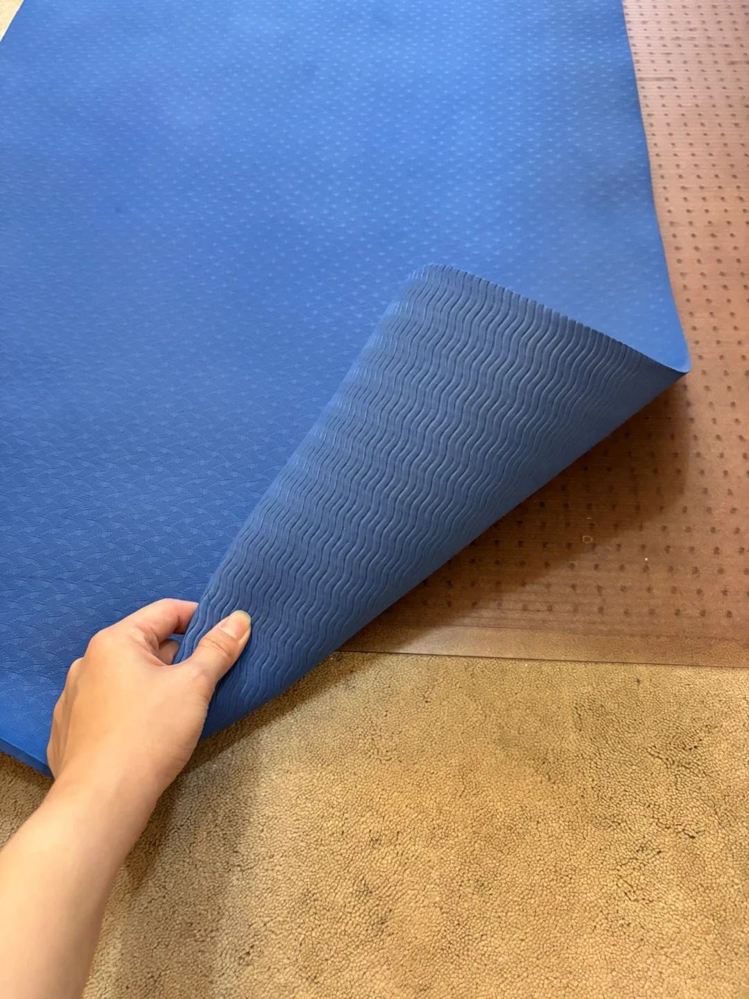 PurEarth Ekko Yoga Mat – 6mm(Navy) image indicator(3)