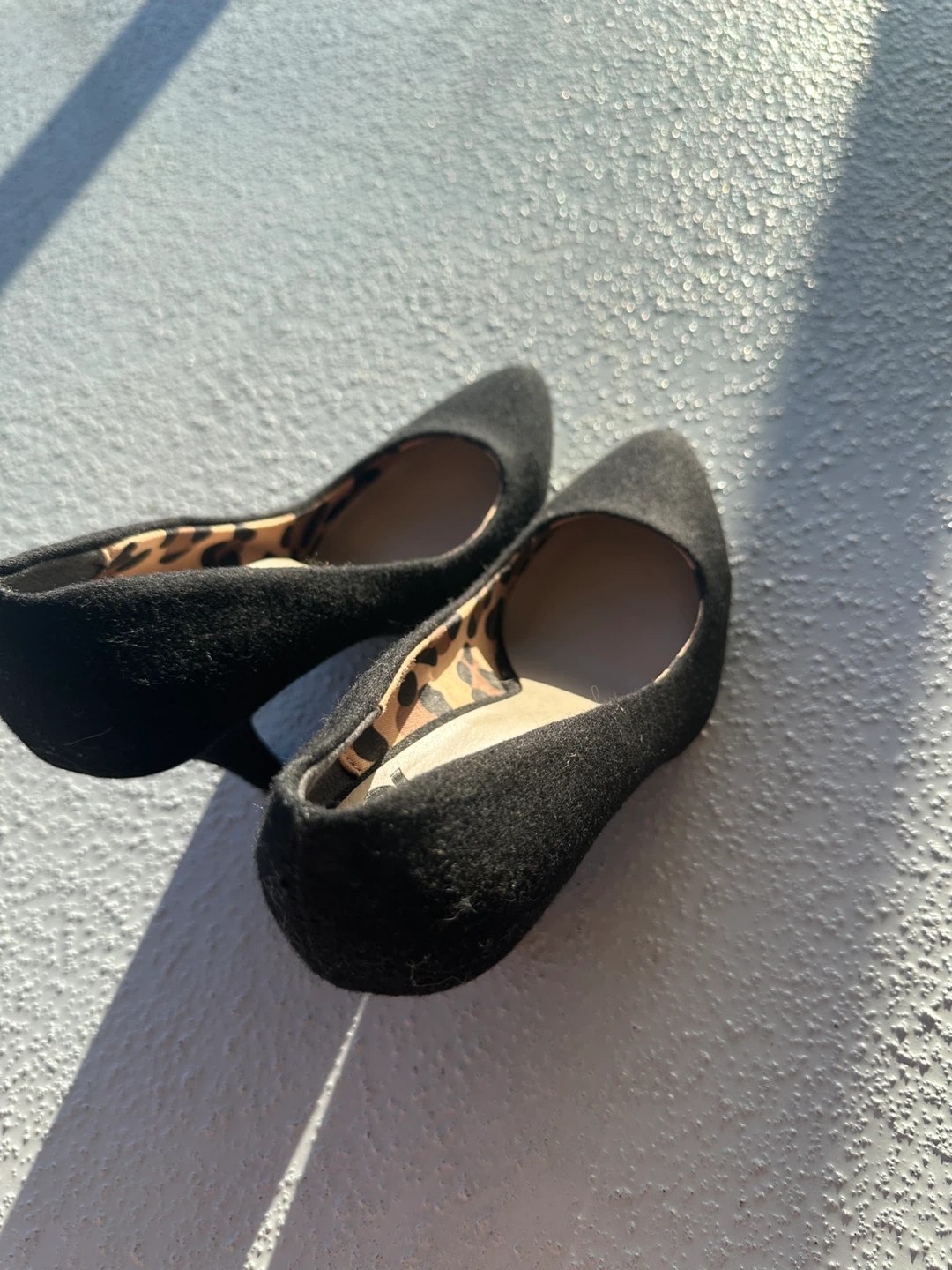 Fergie Black Heels, Size 6