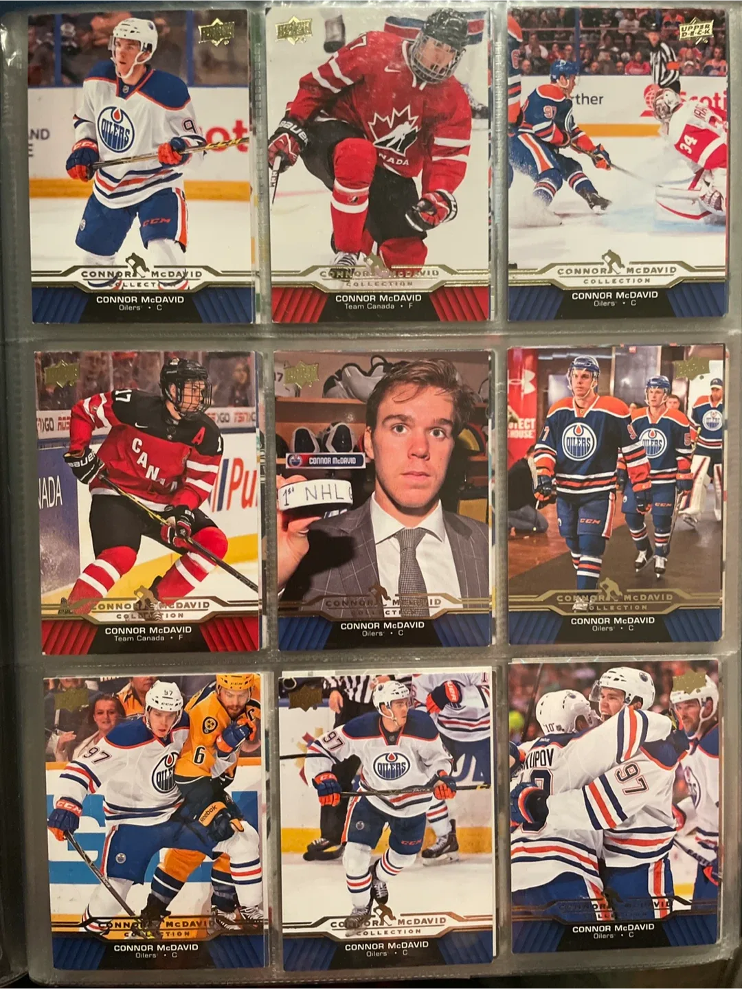 Connor McDavid Upper Deck Hockey cards 🚨PLEASE READ DISCRIPTION🚨 image indicator(2)