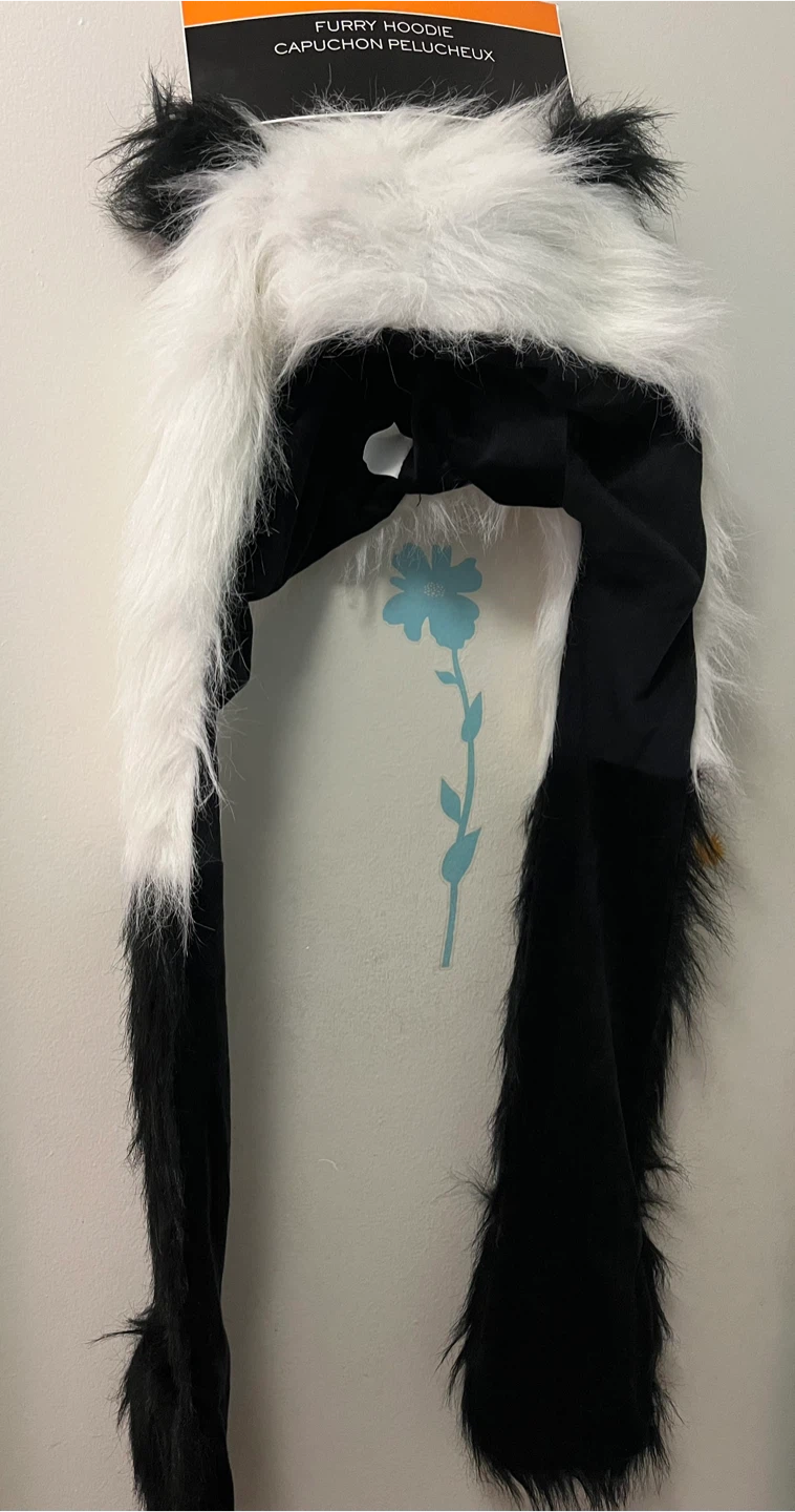 🧡Furry Hoodie with paws or hand warmer