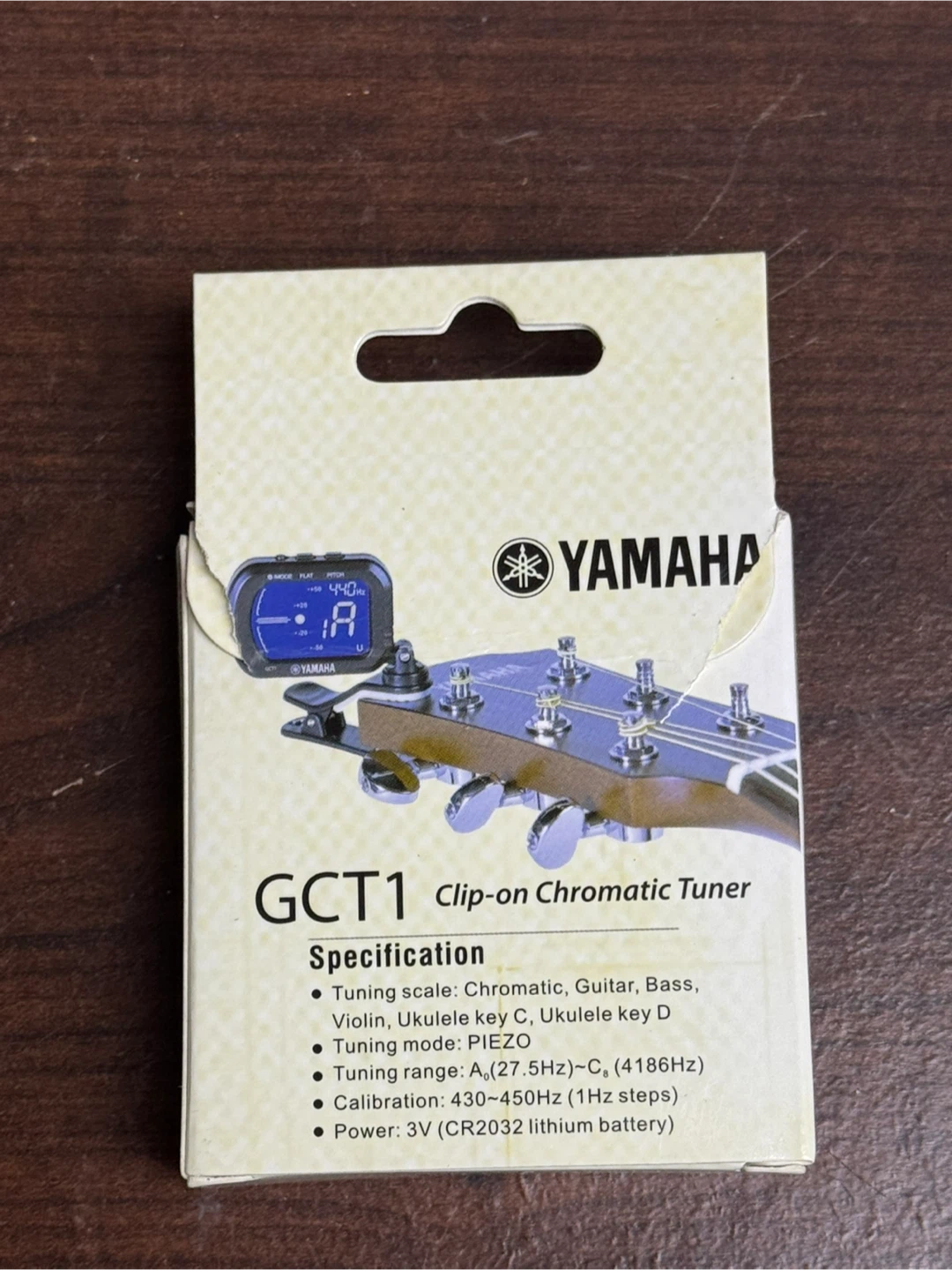 Yamaha GCT1 Clip-on Chromatic Tuner - photo 2