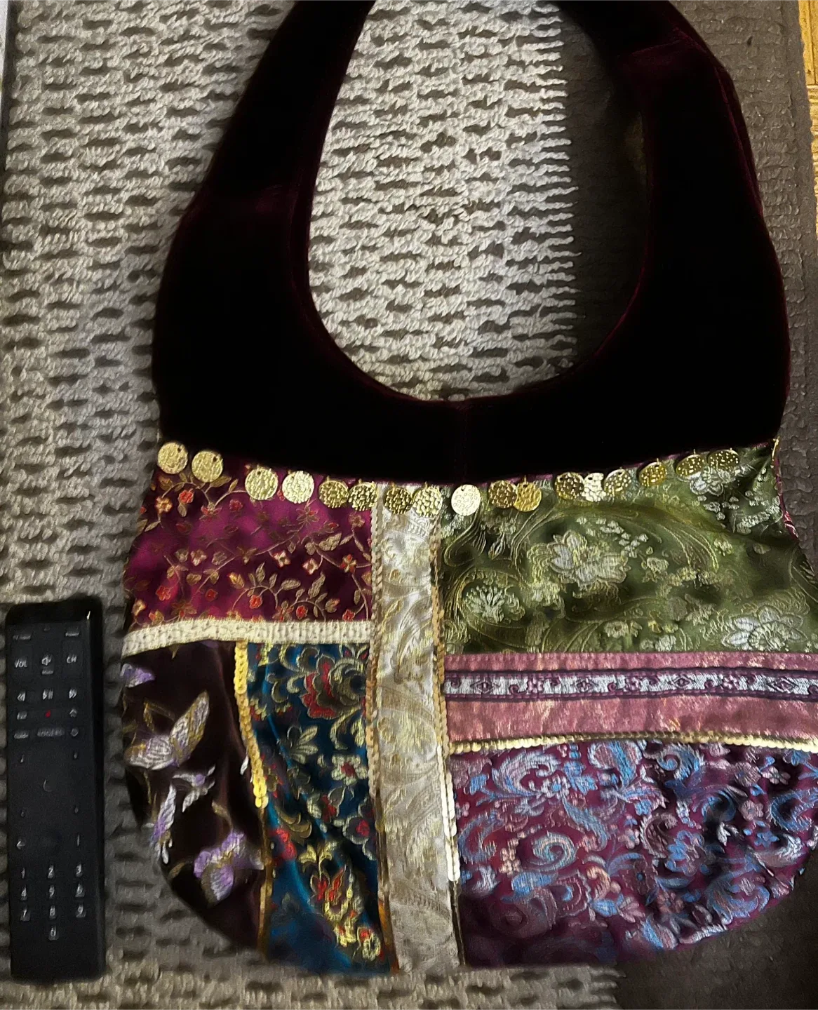 🧡Boho Patchwork Shoulder Bag thumbnail