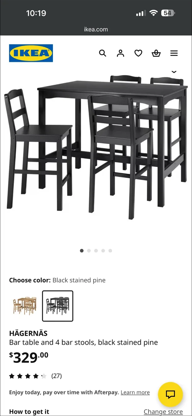 IKEA Hagernas  kitchen table only  lk new image indicator(4)