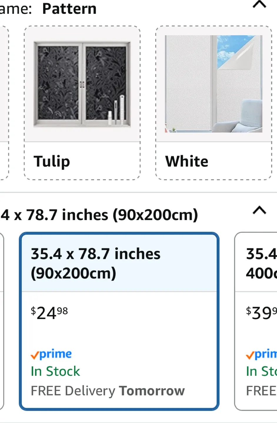 Wisomhome Blackout Window Film, 35.4 x 78.7 inches image indicator(5)