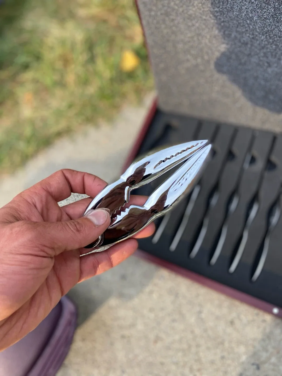 Crab Cracker Set with Knives / Utensils Seafood Kitchen Tools image indicator(4)