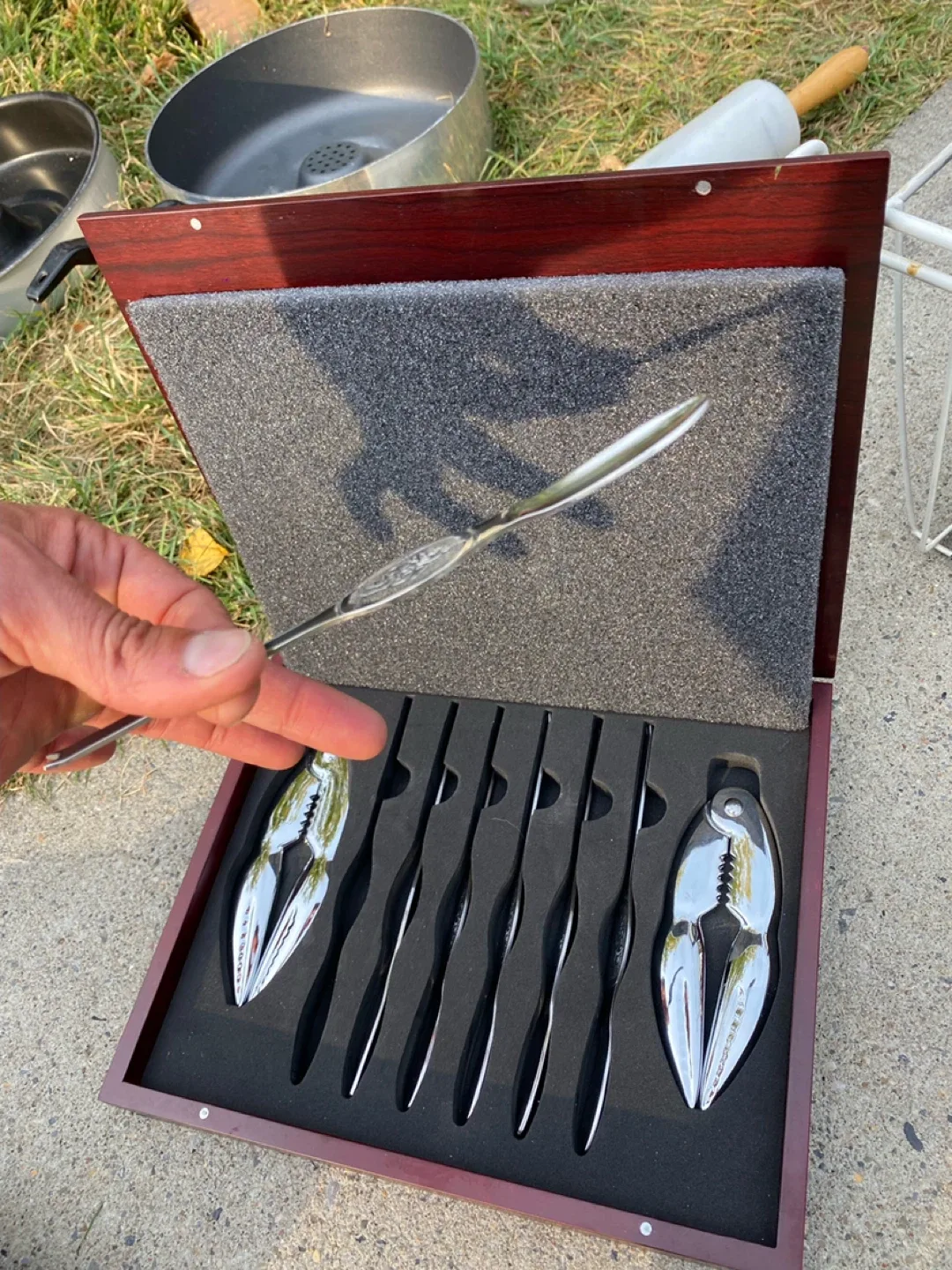 Crab Cracker Set with Knives / Utensils Seafood Kitchen Tools