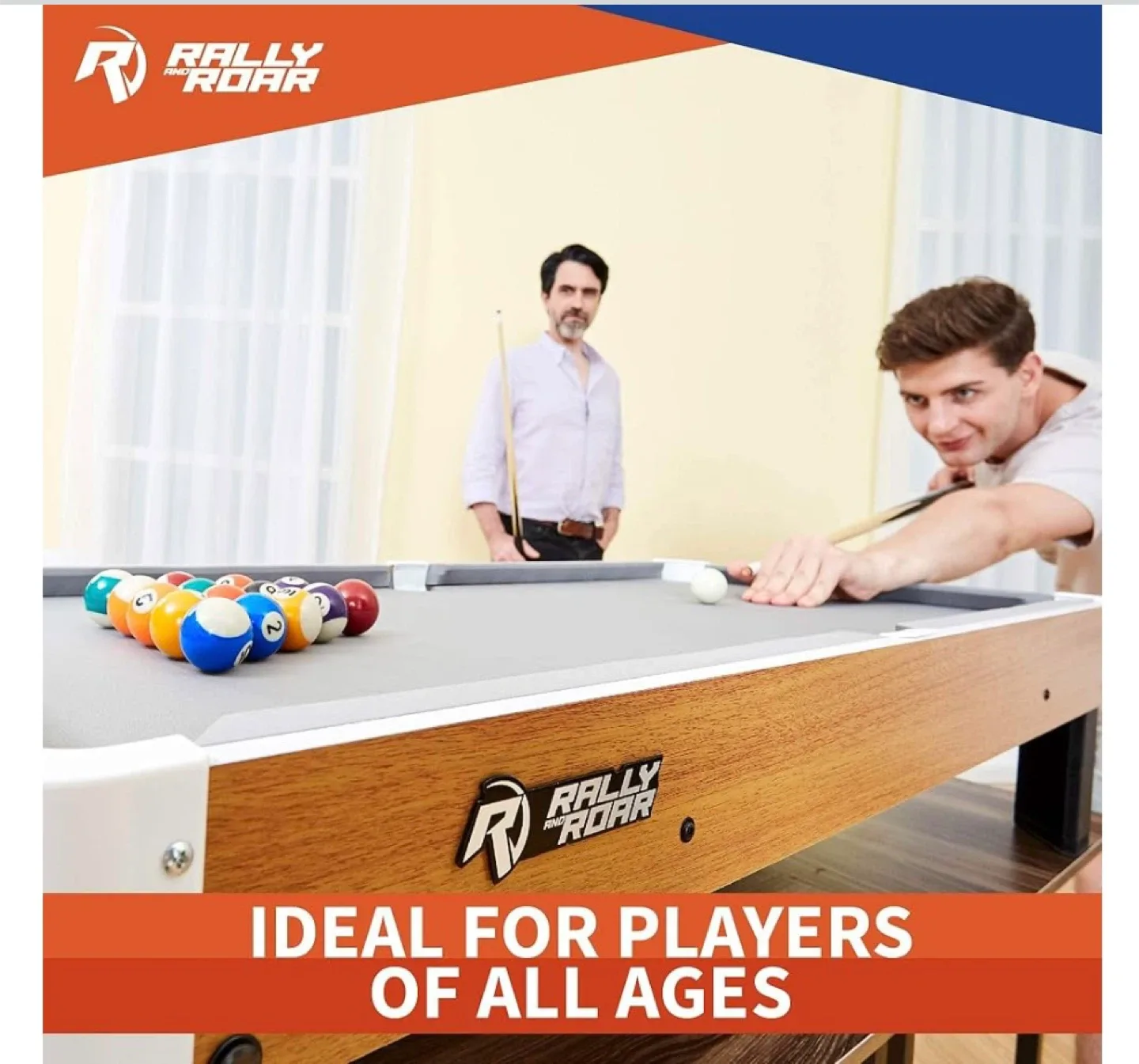 Rally and Roar Tabletop Pool Table - 40 inch image indicator(3)