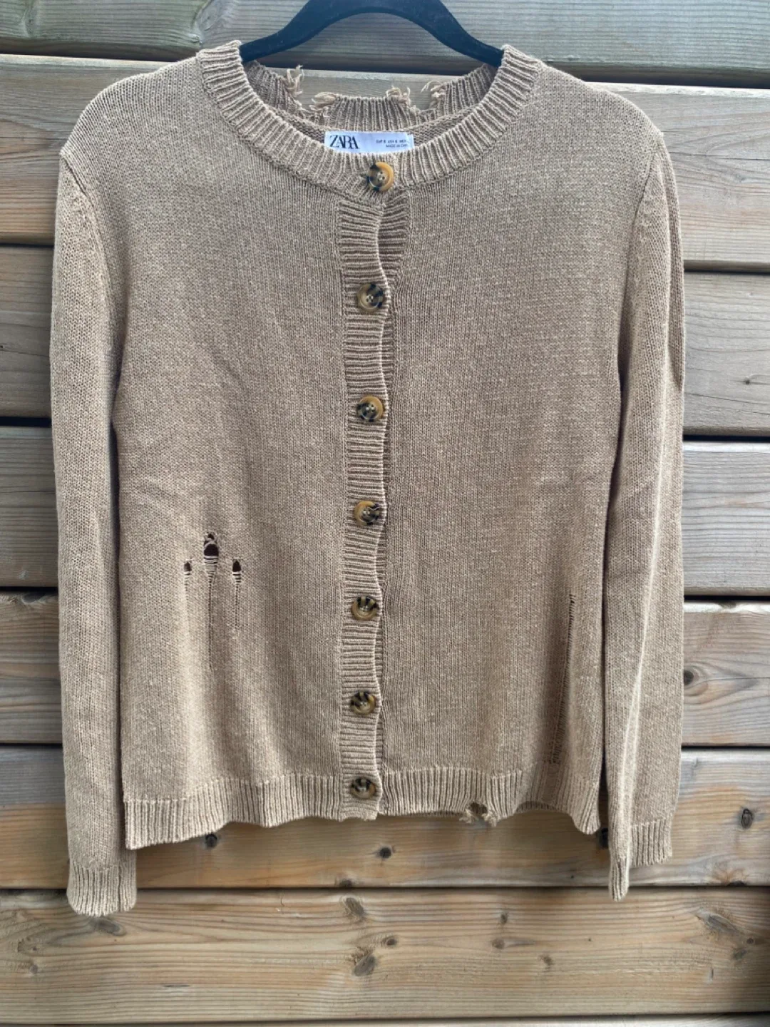 Pistola & Zara Denim Jeans & Zara Cardigan sweater image indicator(4)