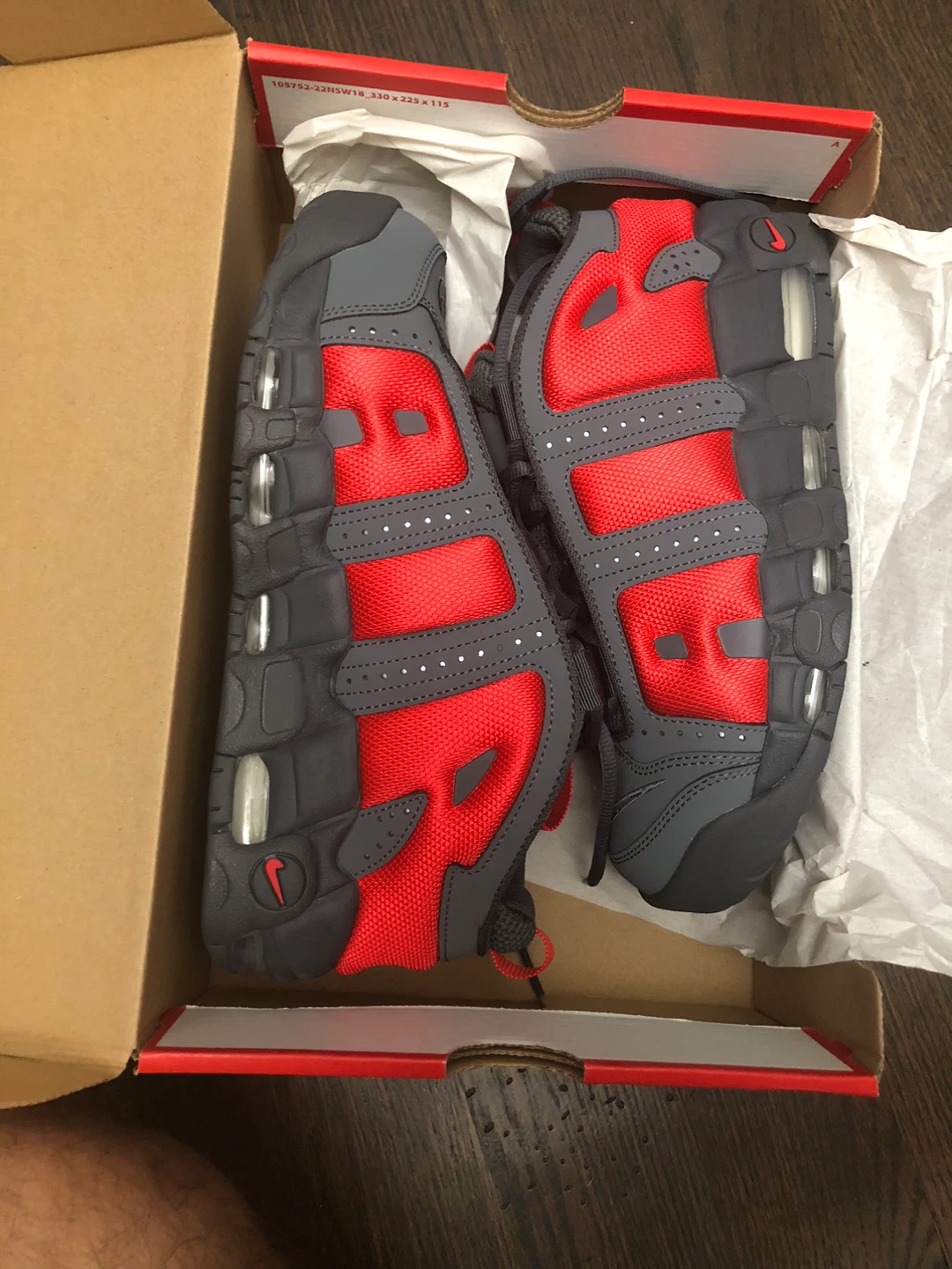 Nike Air More Uptempo Low - Size 8