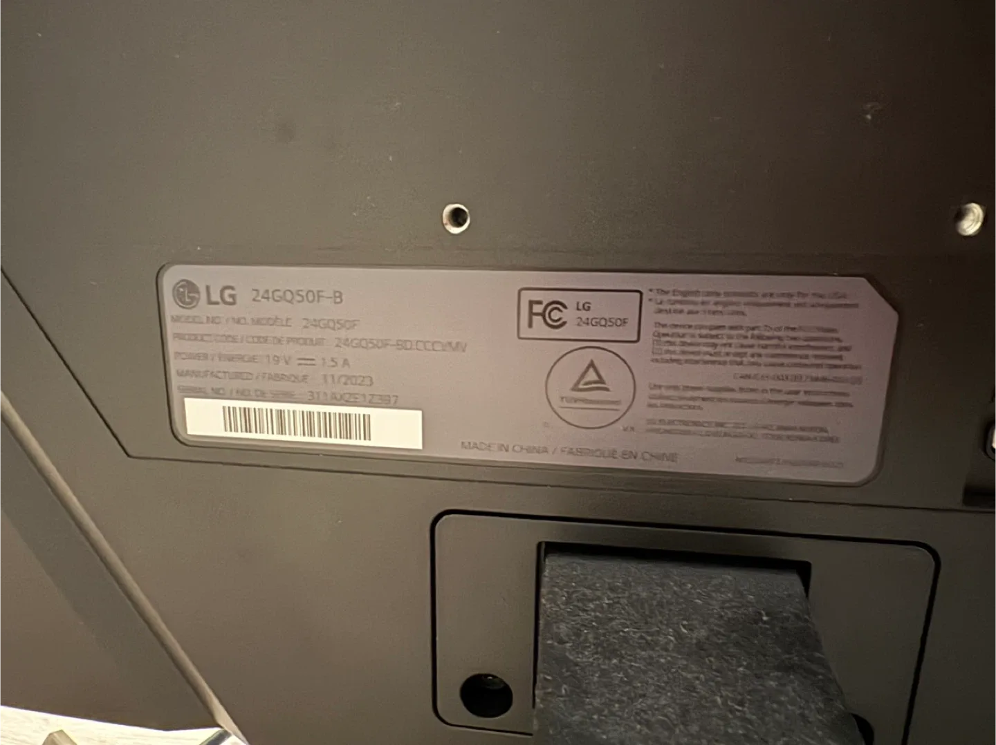 LG 24GQ50F-B 24" Gaming Monitor image indicator(2)