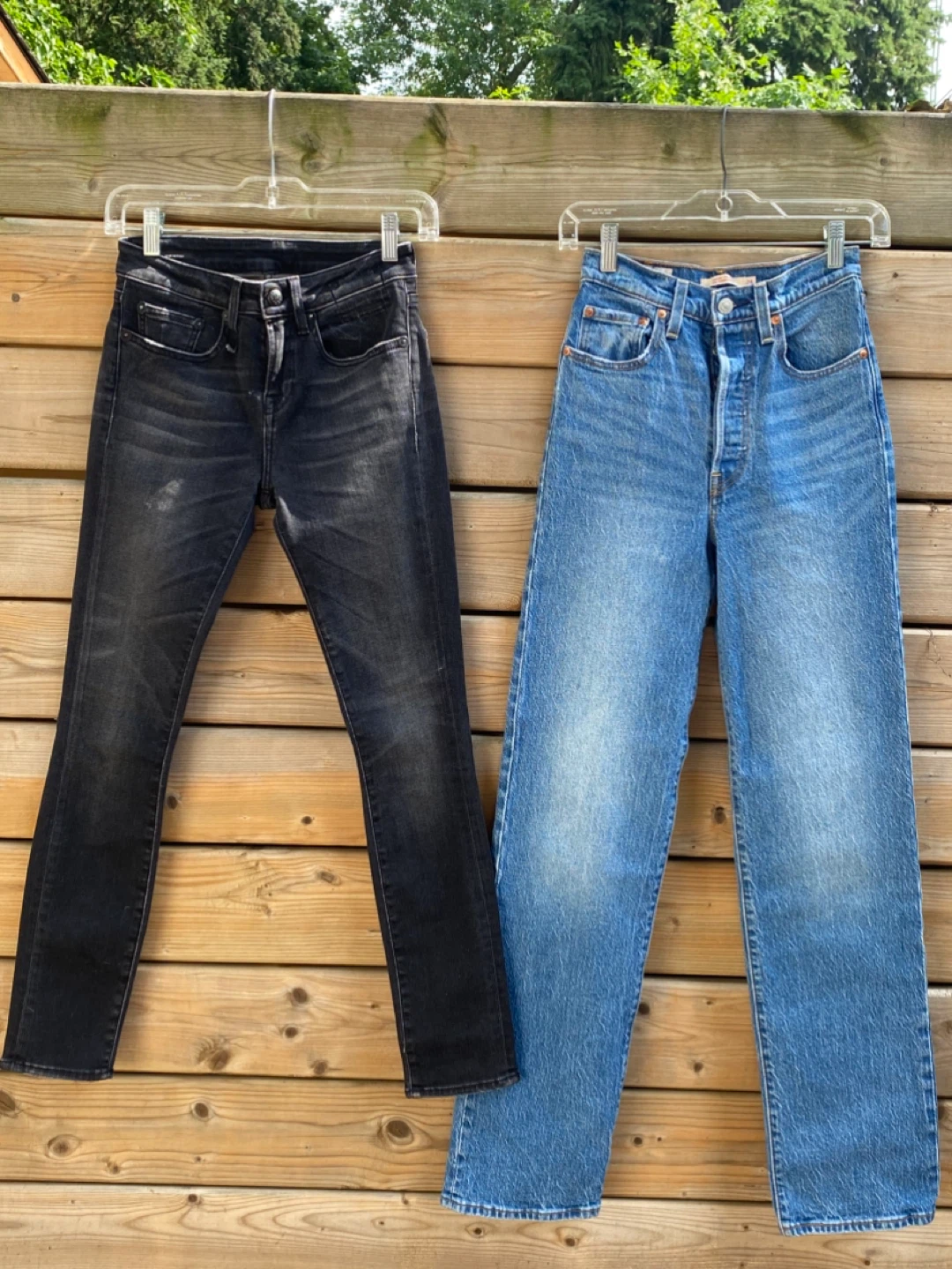 R13 Black Denim Jeans & Levi’s Denim jeans
