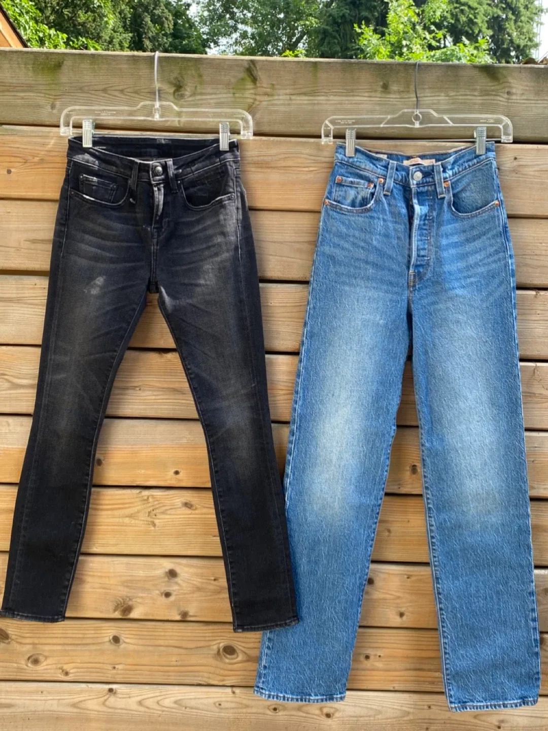R13 Black Denim Jeans & Levi’s Denim jeans thumbnail