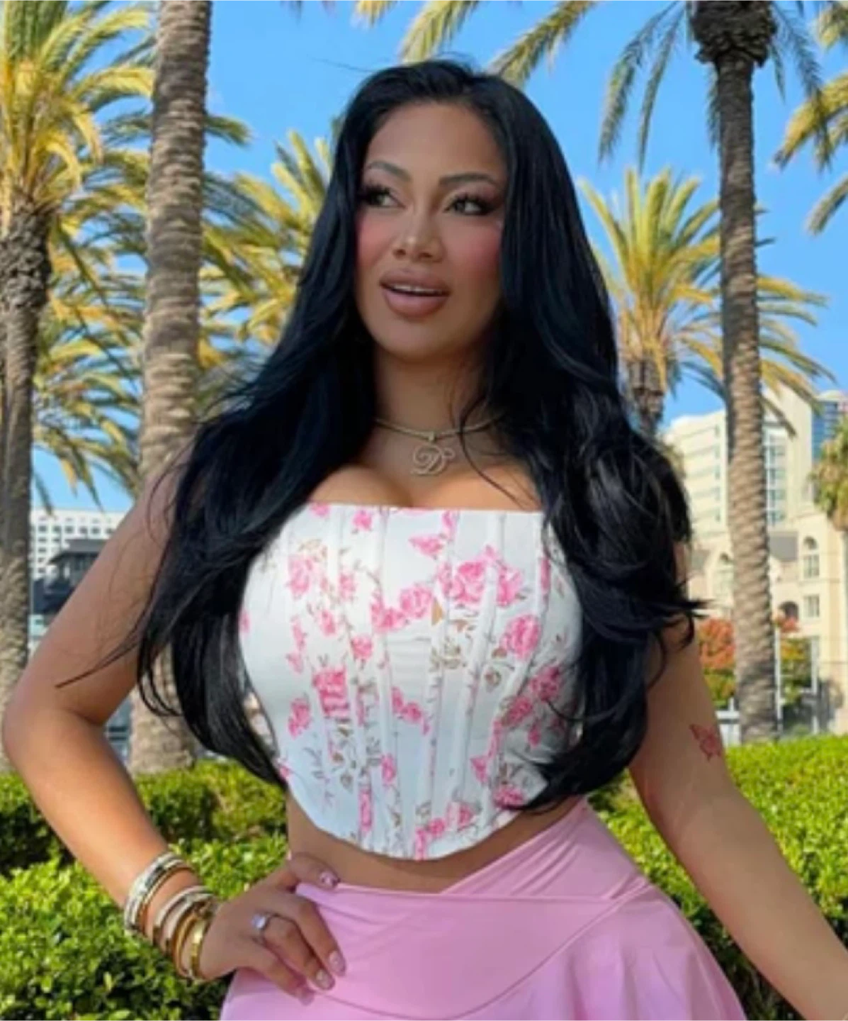 Brand New Fashion Nova Floral Corset Top - White - photo 4