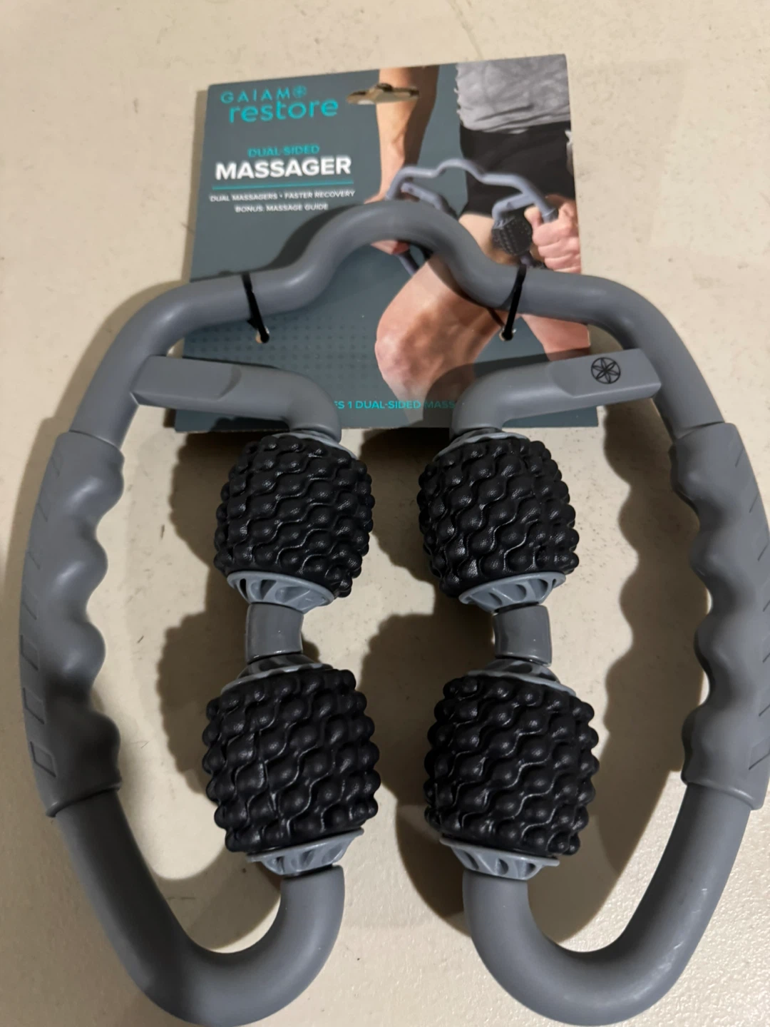 Gaiam Restore Dual-Sided Massager - NEW