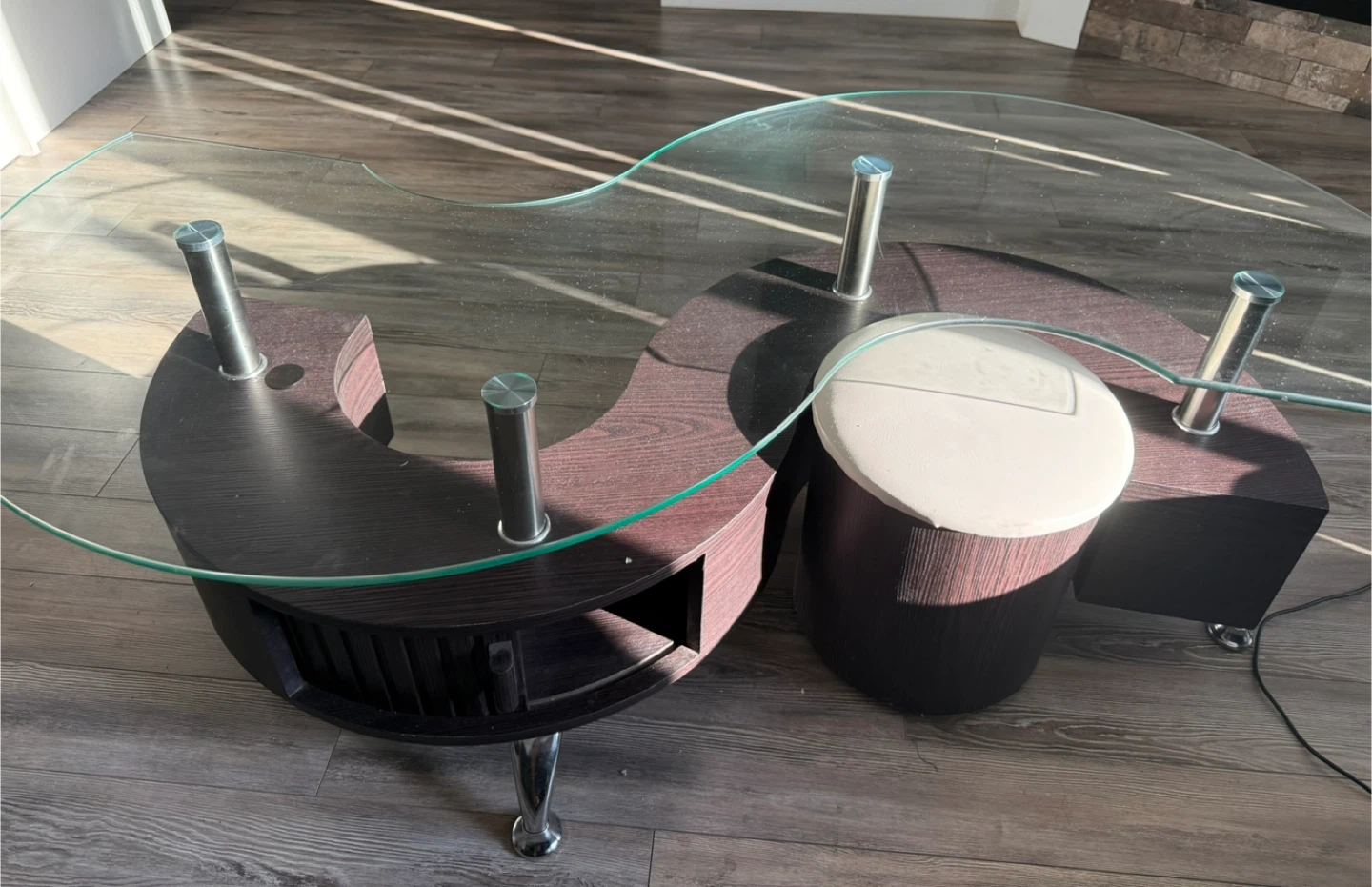 Unique Yin Yang Coffee Table - photo 4