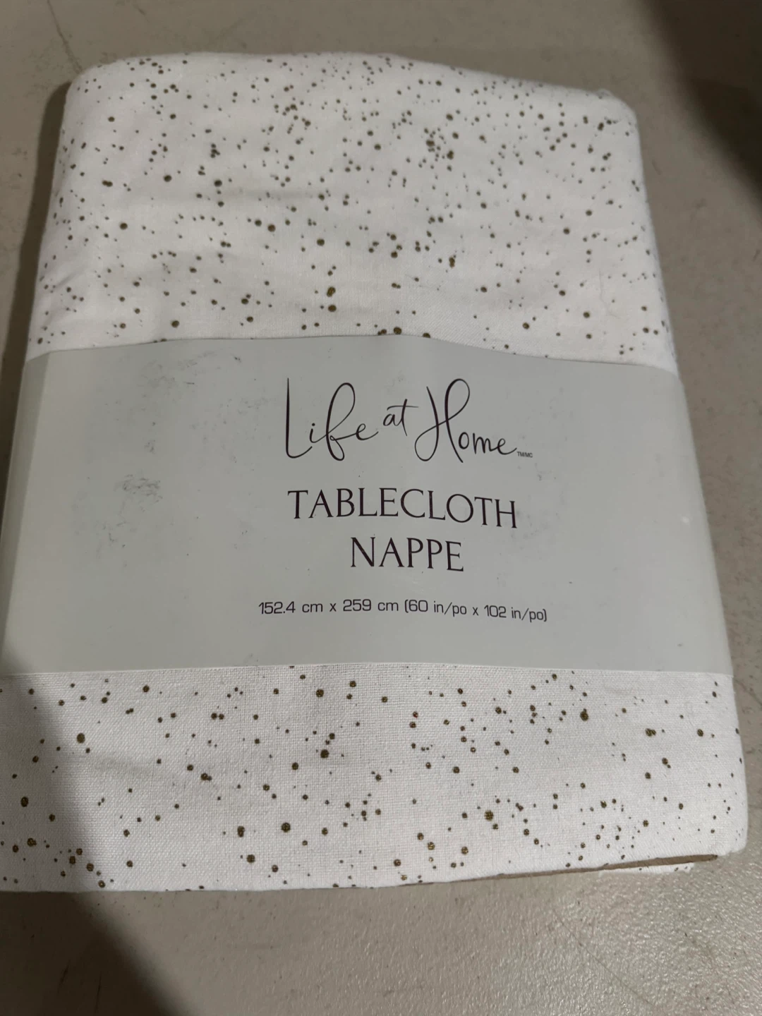 Life at Home Tablecloth - 60 x 102 inches