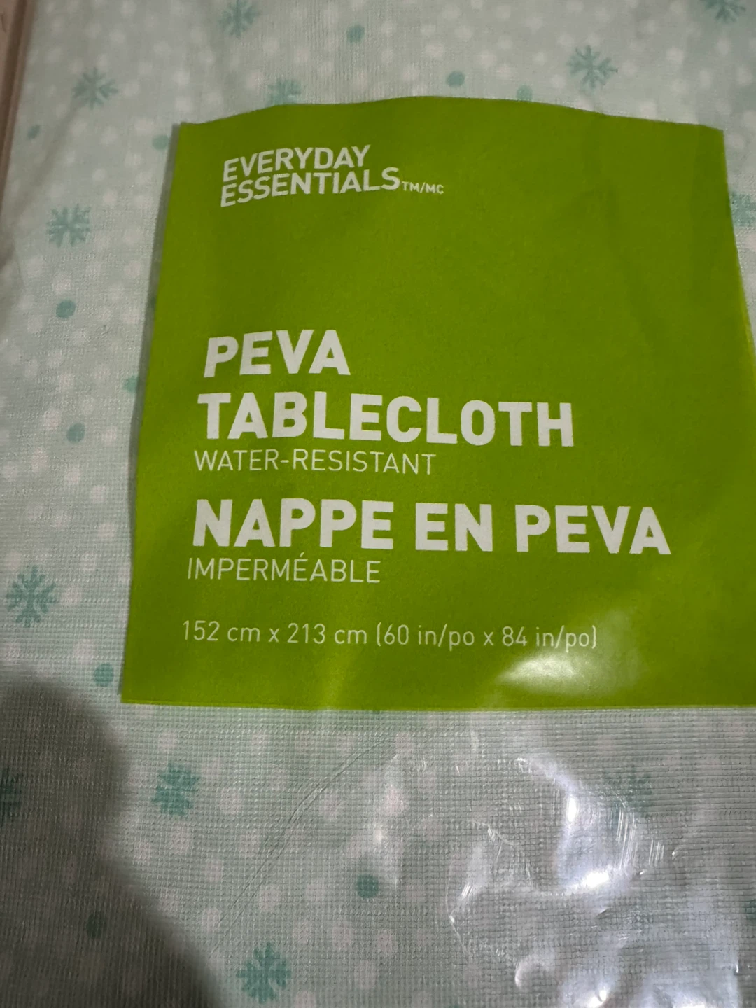 Everyday Essentials PEVA Tablecloth - 60x84 in - photo 2