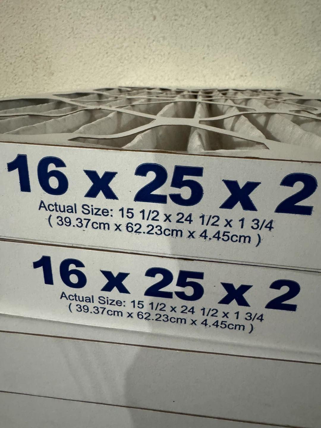 Air Filter 16 x 25 x 2 each is 10 - photo 2