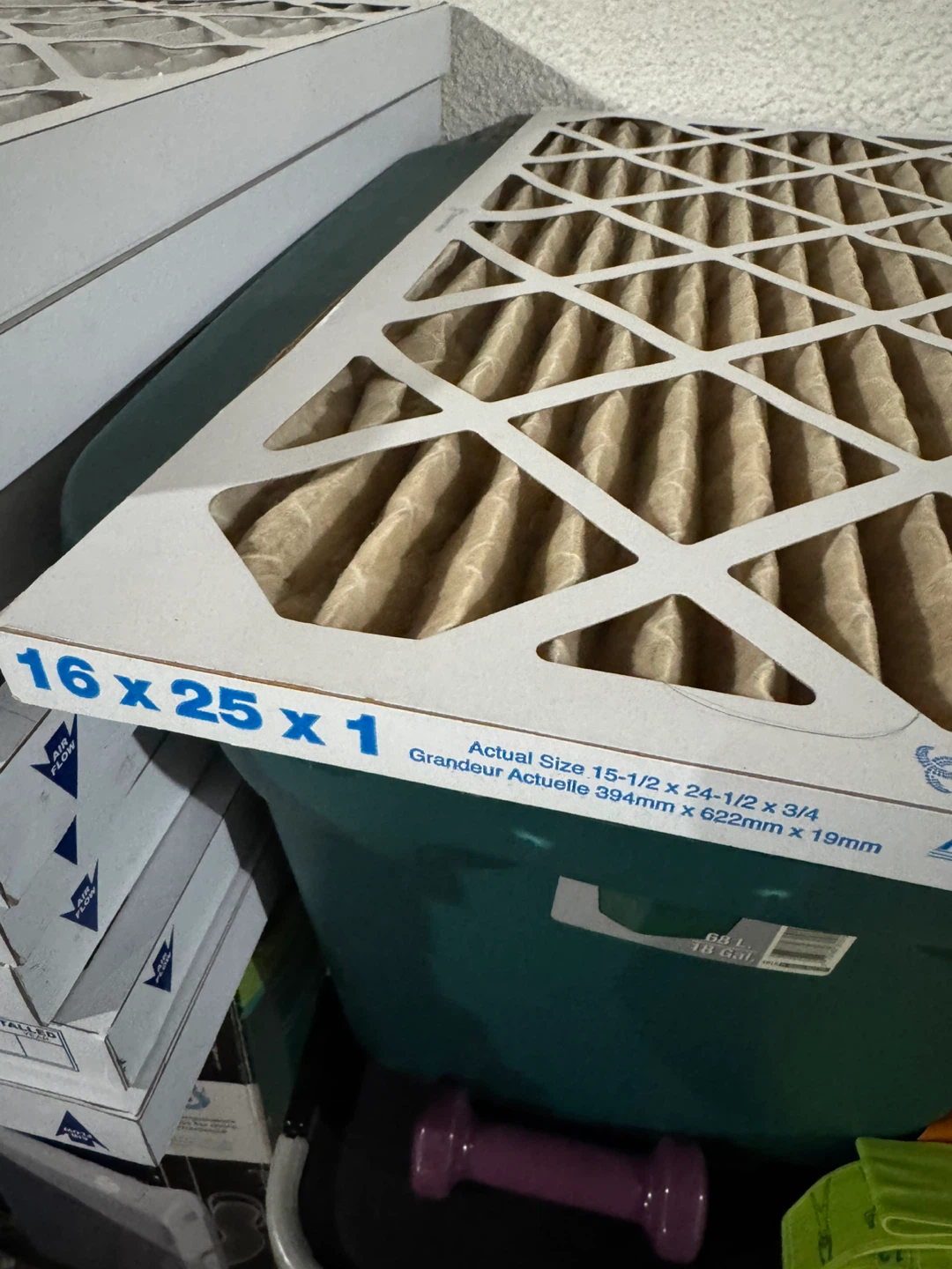 Furnace Filter 16 x 25 x 1