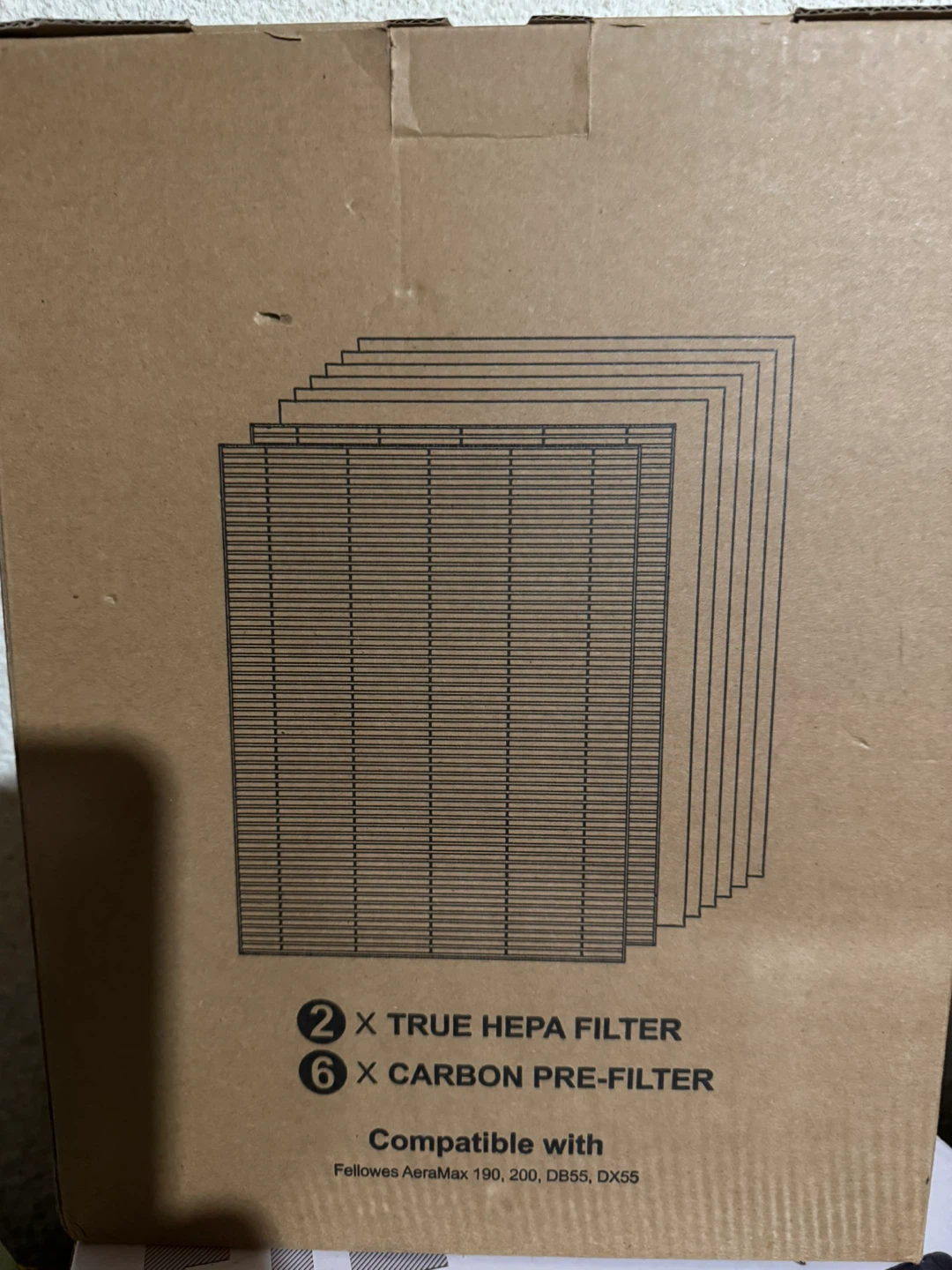 Fellowes Aeramax 190/200 HEPA & Carbon Filter Set