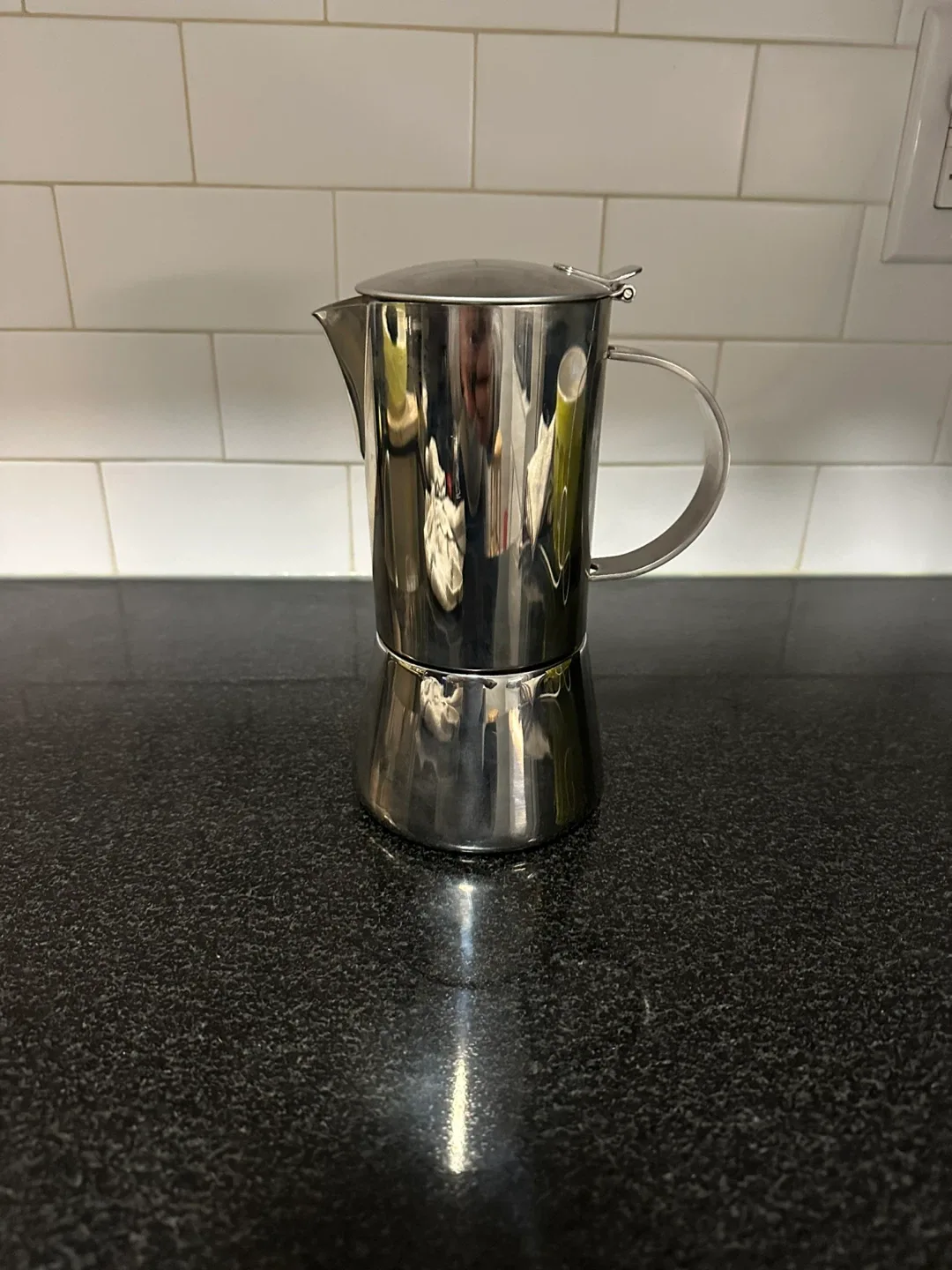 Vev Vigano Stainless Steel Moka Pot thumbnail
