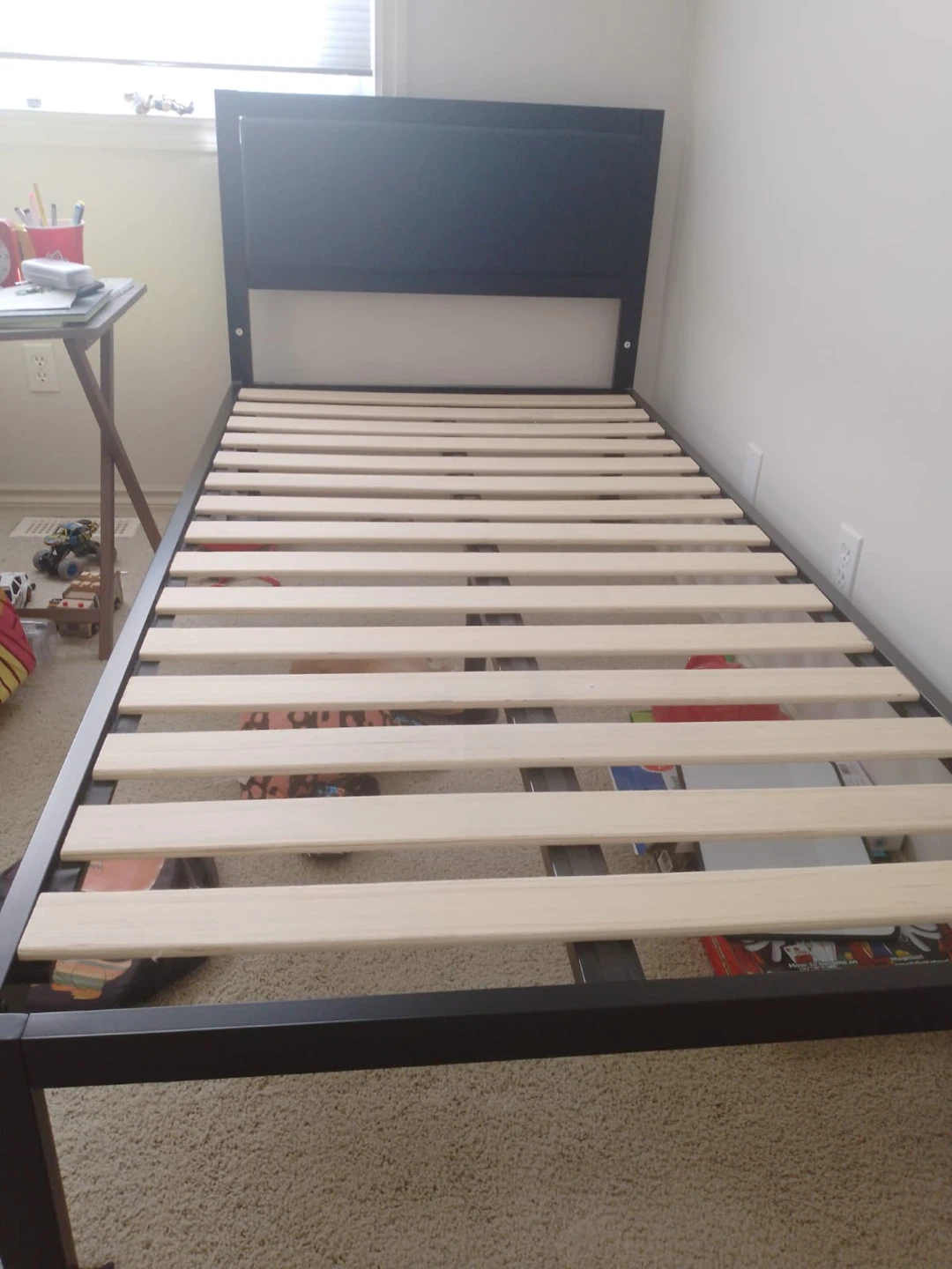 Black Metal Bed Frame - Twin Size
